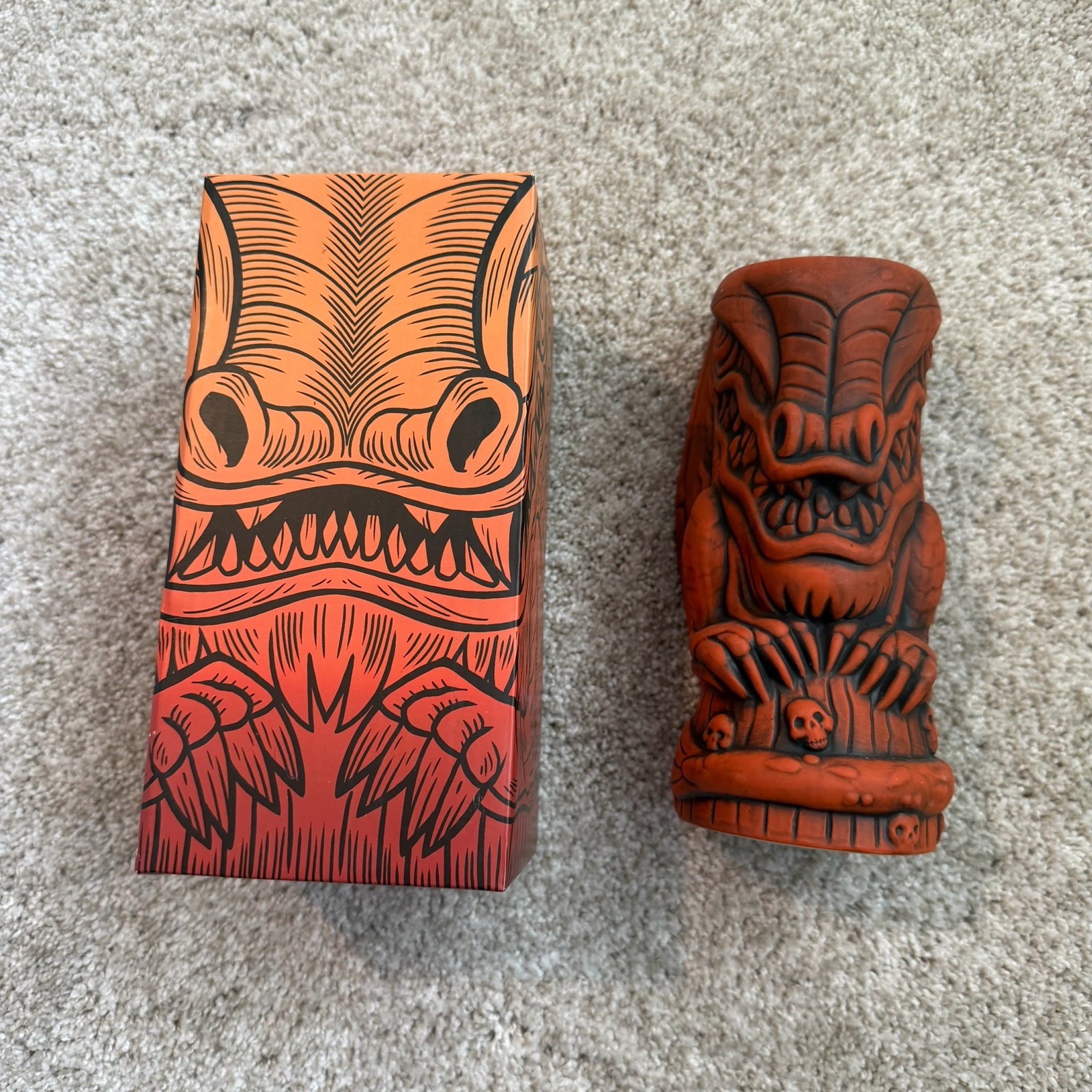 Frankie's Tiki Room Las Vegas Blood Orange Surf Dragon Tiki Mug Brand New in Box Frankie's Tiki Room Las Vegas Blood Orange Surf Dragon Tiki Mug Brand New in Box