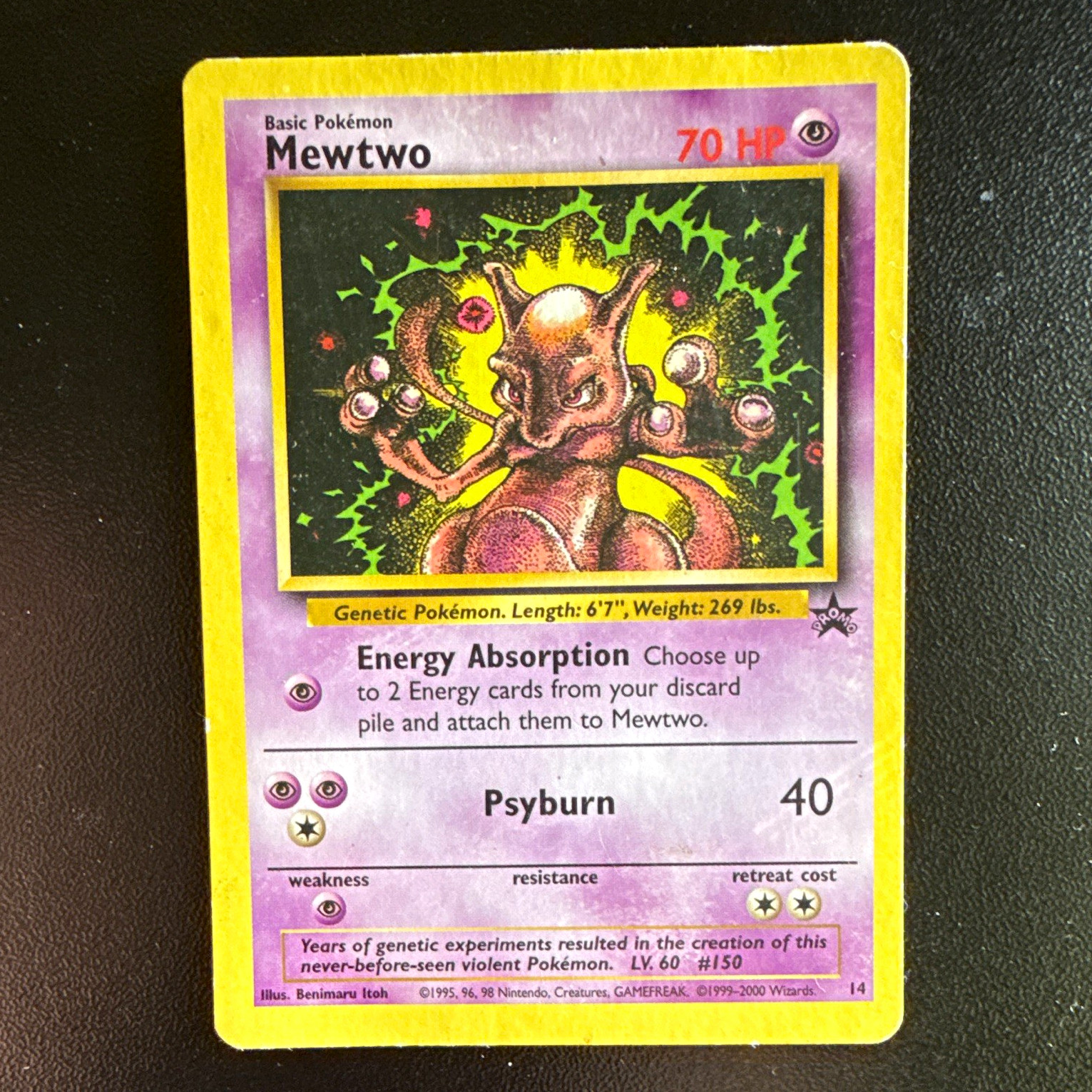 The Pokémon Company Mewtwo 14/53 WoTC Promo English 70HP Basic Regular Itoh