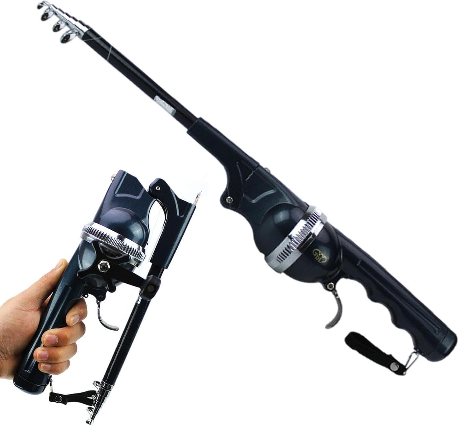 Portable Pocket Fishing Rod & Pole Collapsible Telescopic Design Ultra-Compact