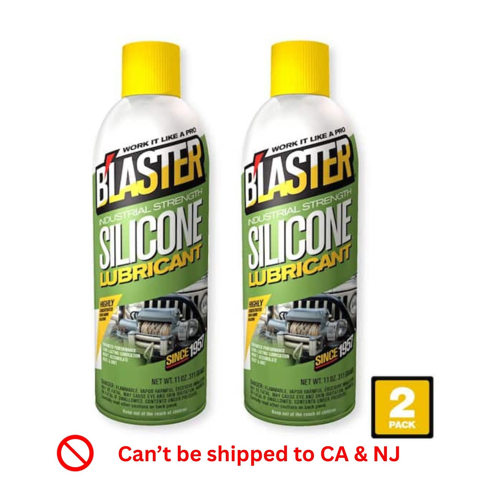 11 Oz. Industrial Strength Silicone Lubricant Spray (Pack of 2) 11 Oz. Industrial Strength Silicone Lubricant Spray (Pack of 2)