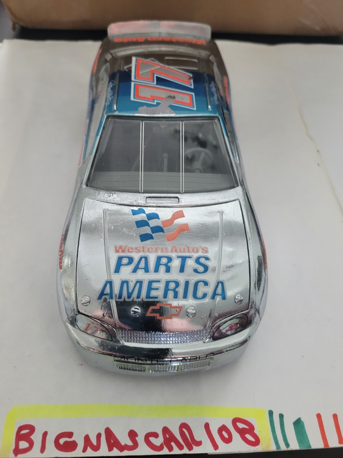 DARRELL WALTRIP #17 PARTS AMERICA CHROME CHASE 1996 CWB 1/24 DARRELL WALTRIP #17 PARTS AMERICA CHROME CHASE 1996 CWB 1/24