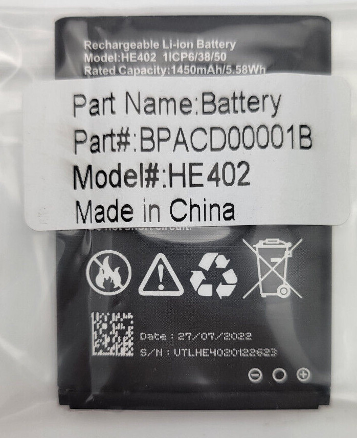 New Replacemt Battery for AT&T Cingular Flex 4G LTE Flip - HE402 (BPACD00001B)