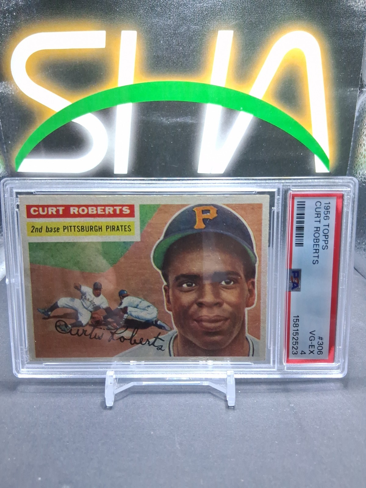 1956 Topps Curt Roberts #306 PSA 4