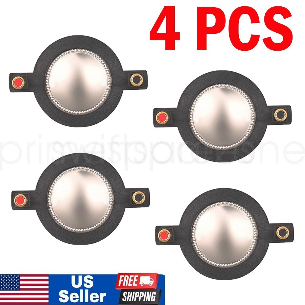 4X Replacement Diaphragm FIT For DS18 PRO-D1 & PRO-DKH1 Horn Driver 8 Ohm 44.4mm