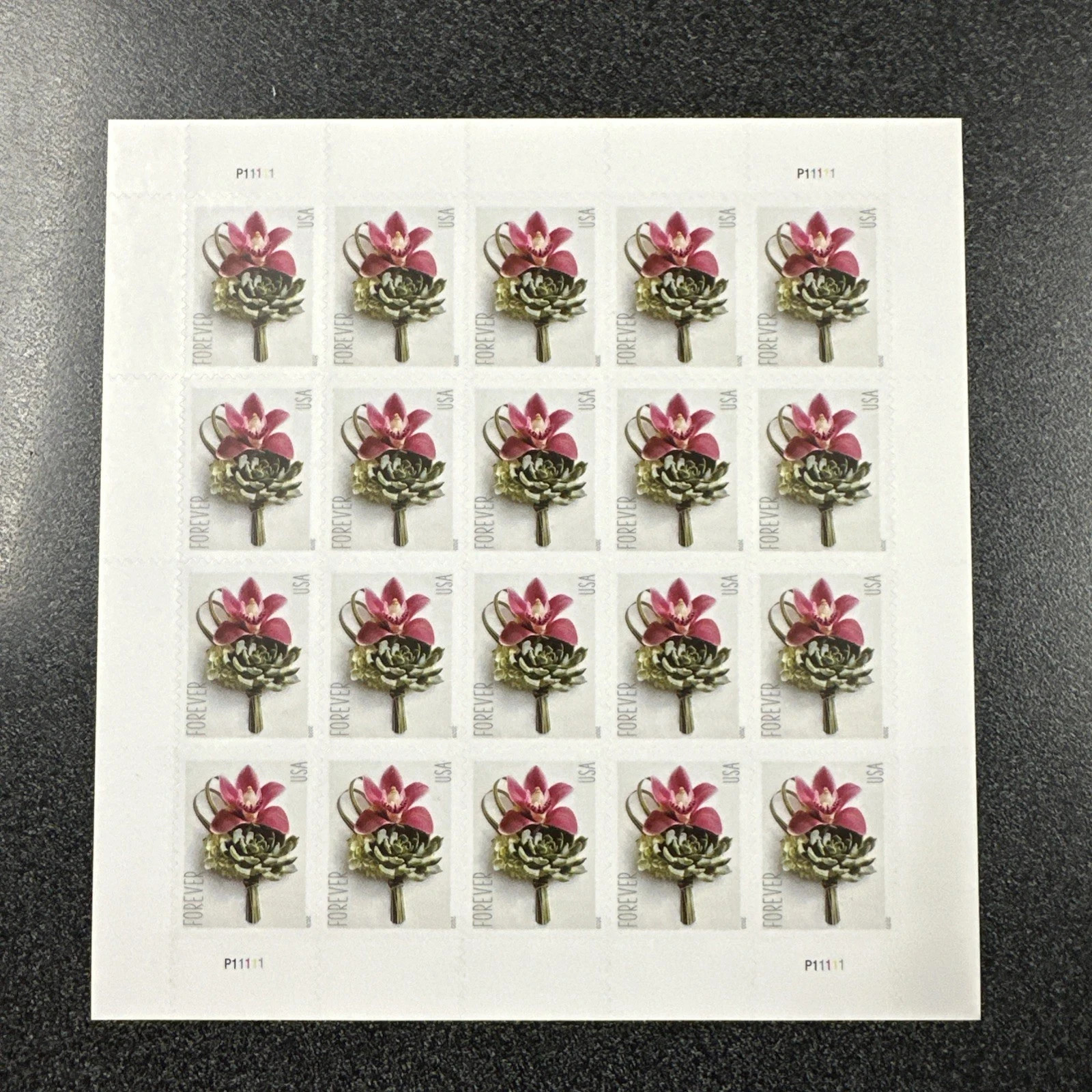 200 Pcs Contemporary Boutonniere Forever Stamps 2020 USPS Scott #5457 10 sheets 200 Pcs Contemporary Boutonniere Forever Stamps 2020 USPS Scott #5457 10 sheets