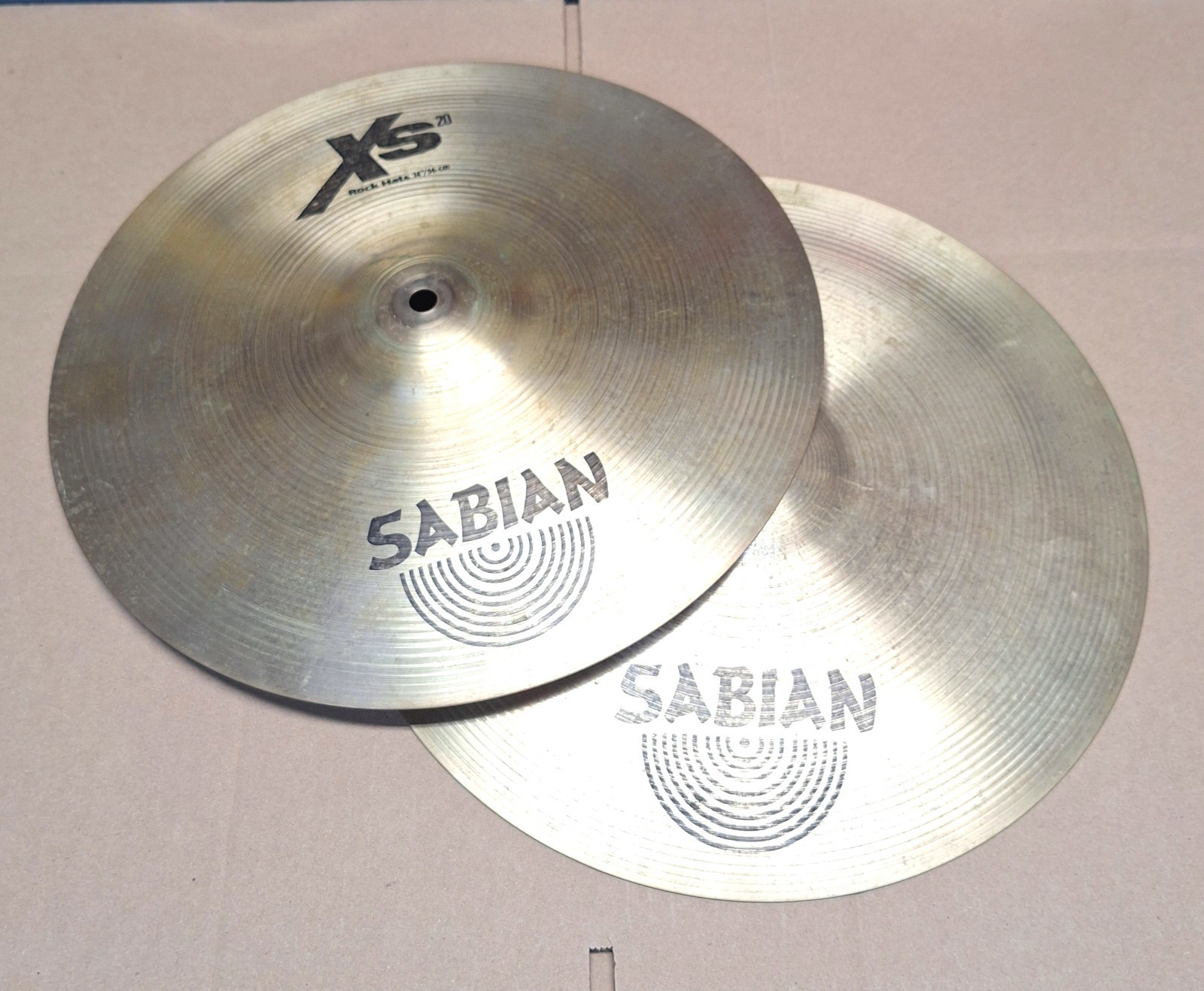 Sabian XS20 Series 14 Inch 46cm Hi Hat Cymbals XS 20 Sabian XS20 Series 14 Inch 46cm Hi Hat Cymbals XS 20