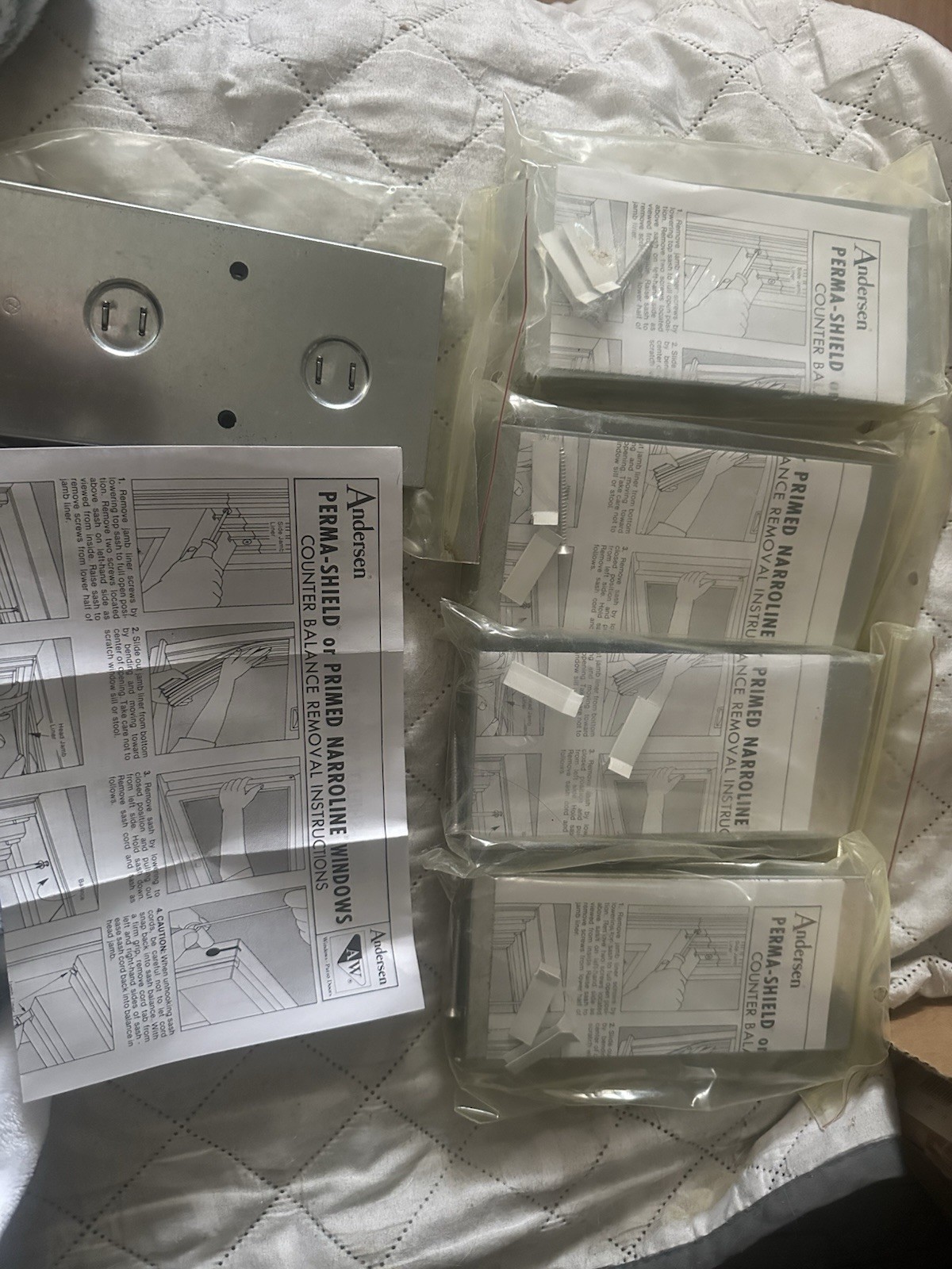 4 Andersen Perma-Shield Narroline Double-Hung Window Counter Balance 11600R-2 4 Andersen Perma-Shield Narroline Double-Hung Window Counter Balance 11600R-2