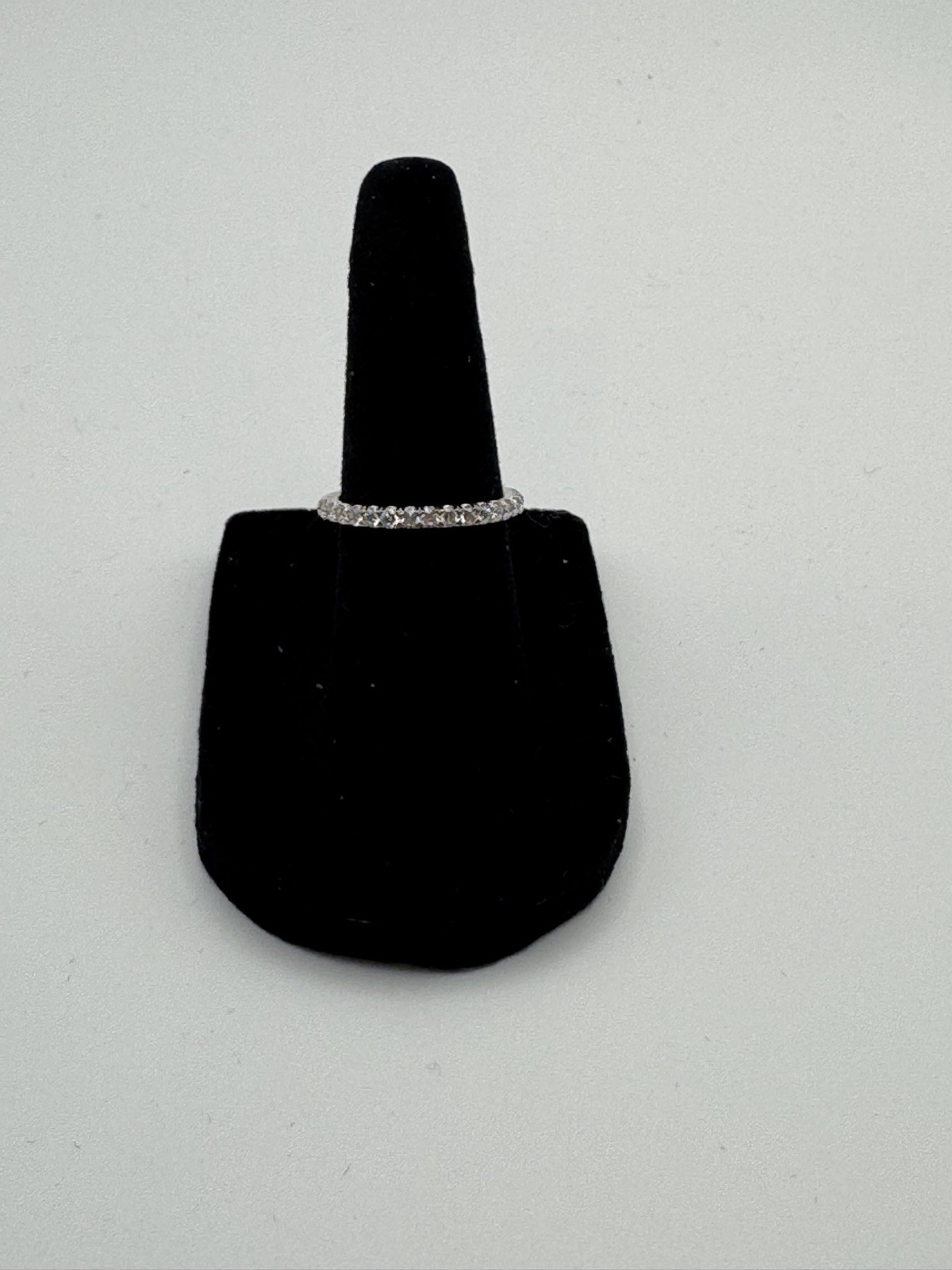 Blue Nile Petite Pave Diamond Ring .33 CTW 18K White Gold Size 4.5 Quiet Luxury Blue Nile Petite Pave Diamond Ring .33 CTW 18K White Gold Size 4.5 Quiet Luxury