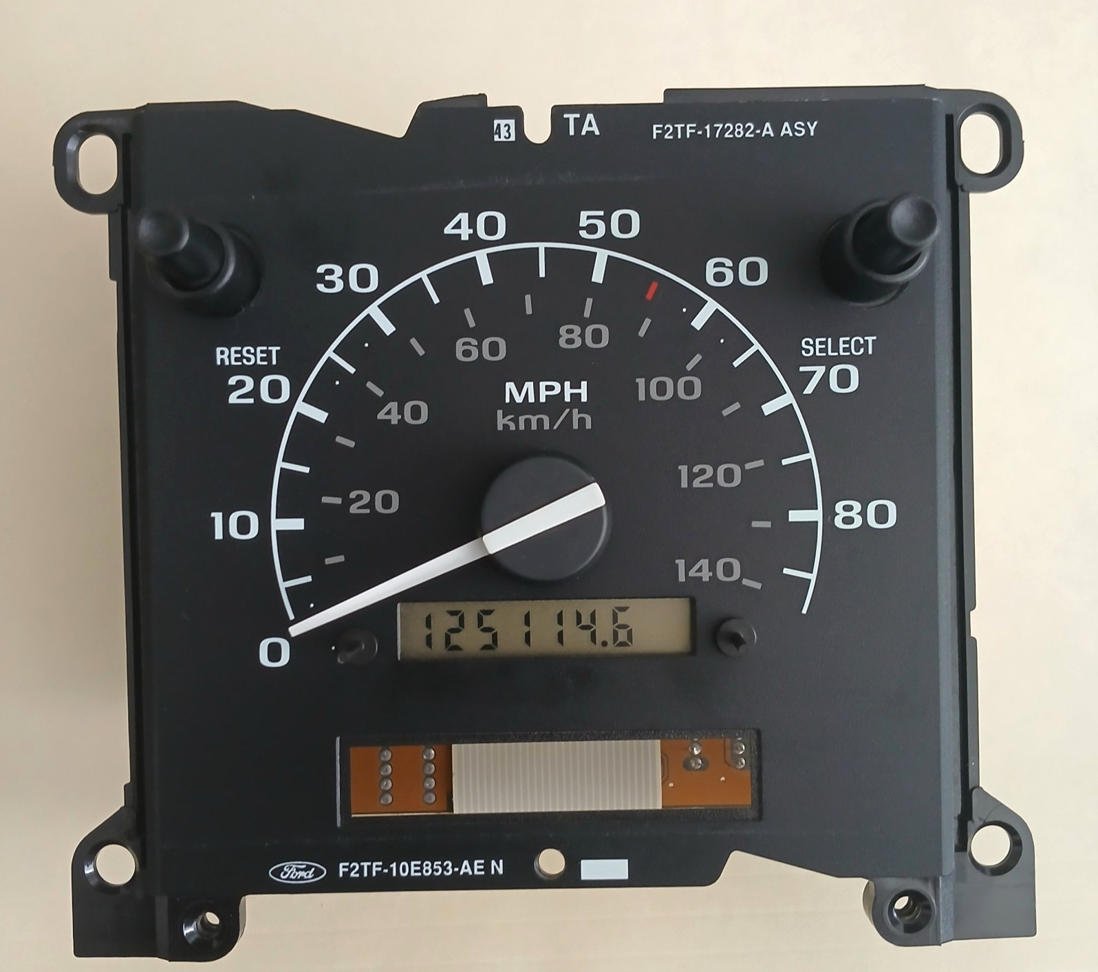 1992-1996 Ford Bronco F150 F250 F350 Speedometer PSOM Gauge (125K Miles) Tested 1992-1996 Ford Bronco F150 F250 F350 Speedometer PSOM Gauge (125K Miles) Tested