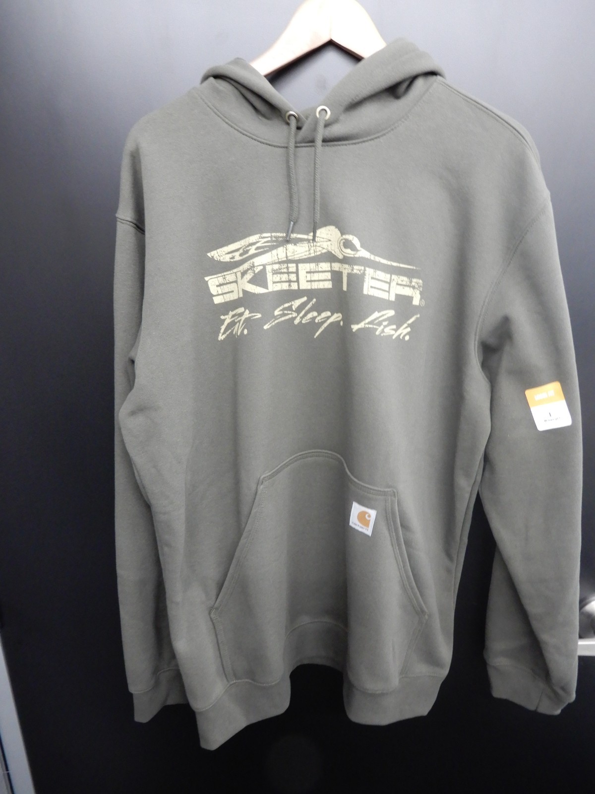 Skeeter Bass Boats CARHARTT LOOSE FIT MOSS GREEN hoodie sweatshirt 2XL Skeeter Bass Boats CARHARTT LOOSE FIT MOSS GREEN hoodie sweatshirt 2XL