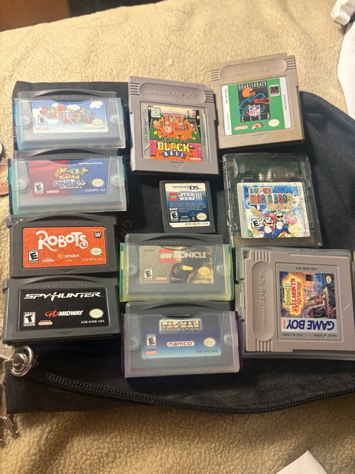 Vintage Nintendo Handheld Game Lot - 11 Games (Game Boy, GBC, GBA, DS)