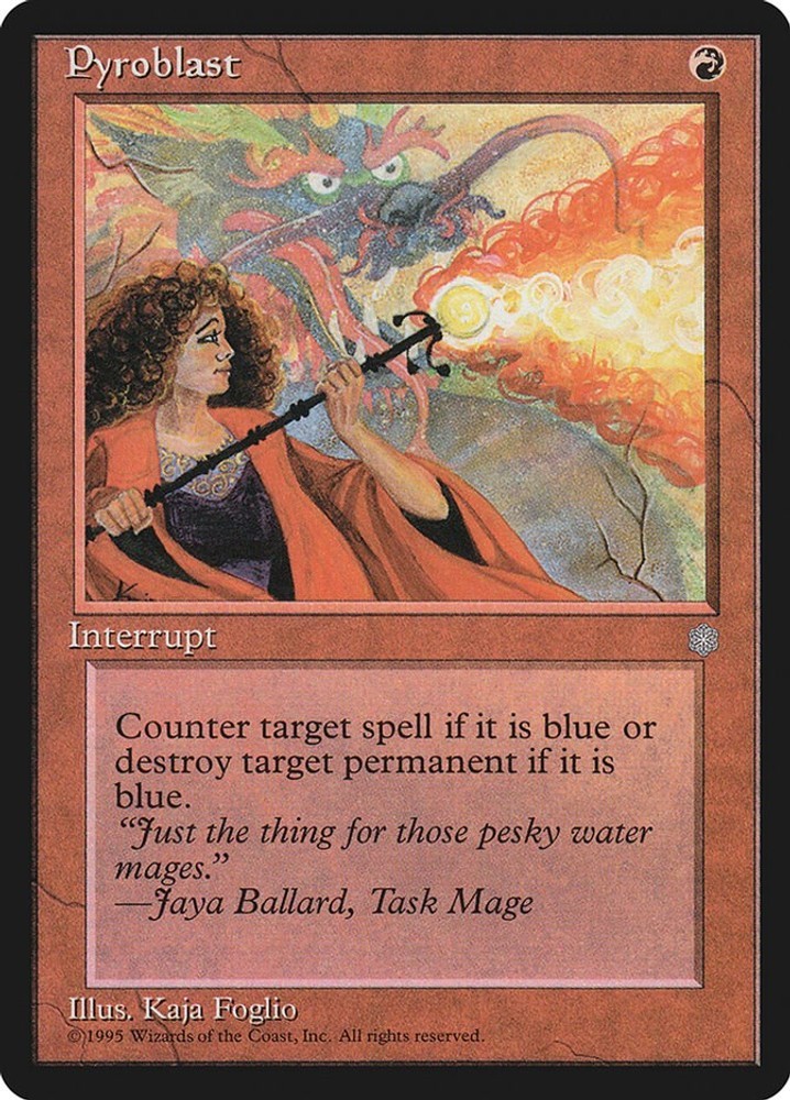 Pyroblast Ice Age DM MTG 213 Pyroblast Ice Age DM MTG 213