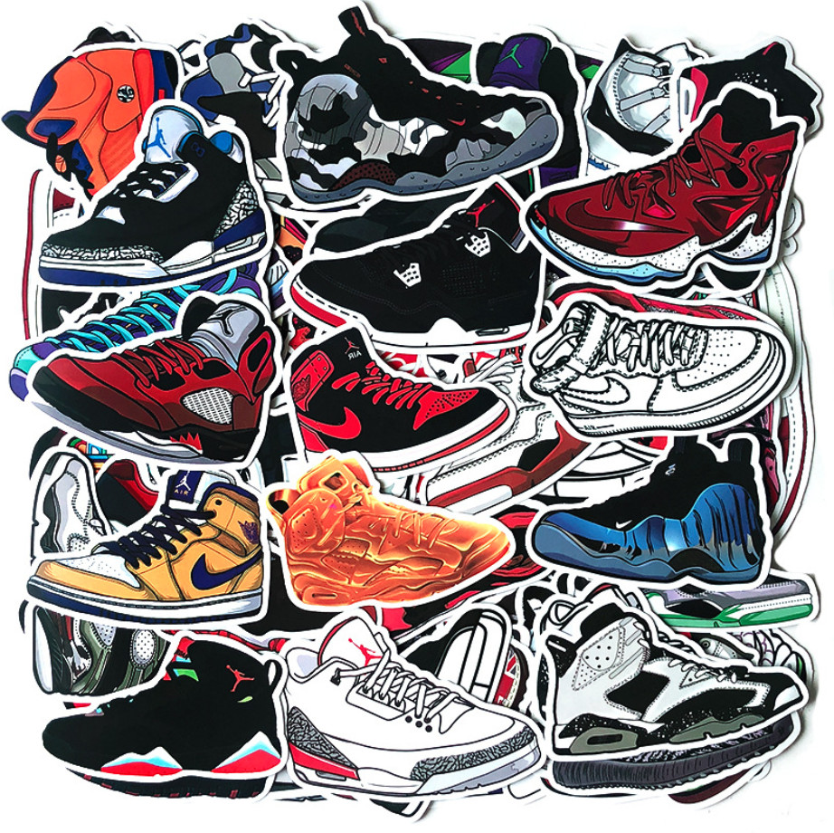 Mix 10/50 PCs Sports Jordan Air SB basketball shoe Gift Sticker -No Duplicate Mix 10/50 PCs Sports Jordan Air SB basketball shoe Gift Sticker -No Duplicate
