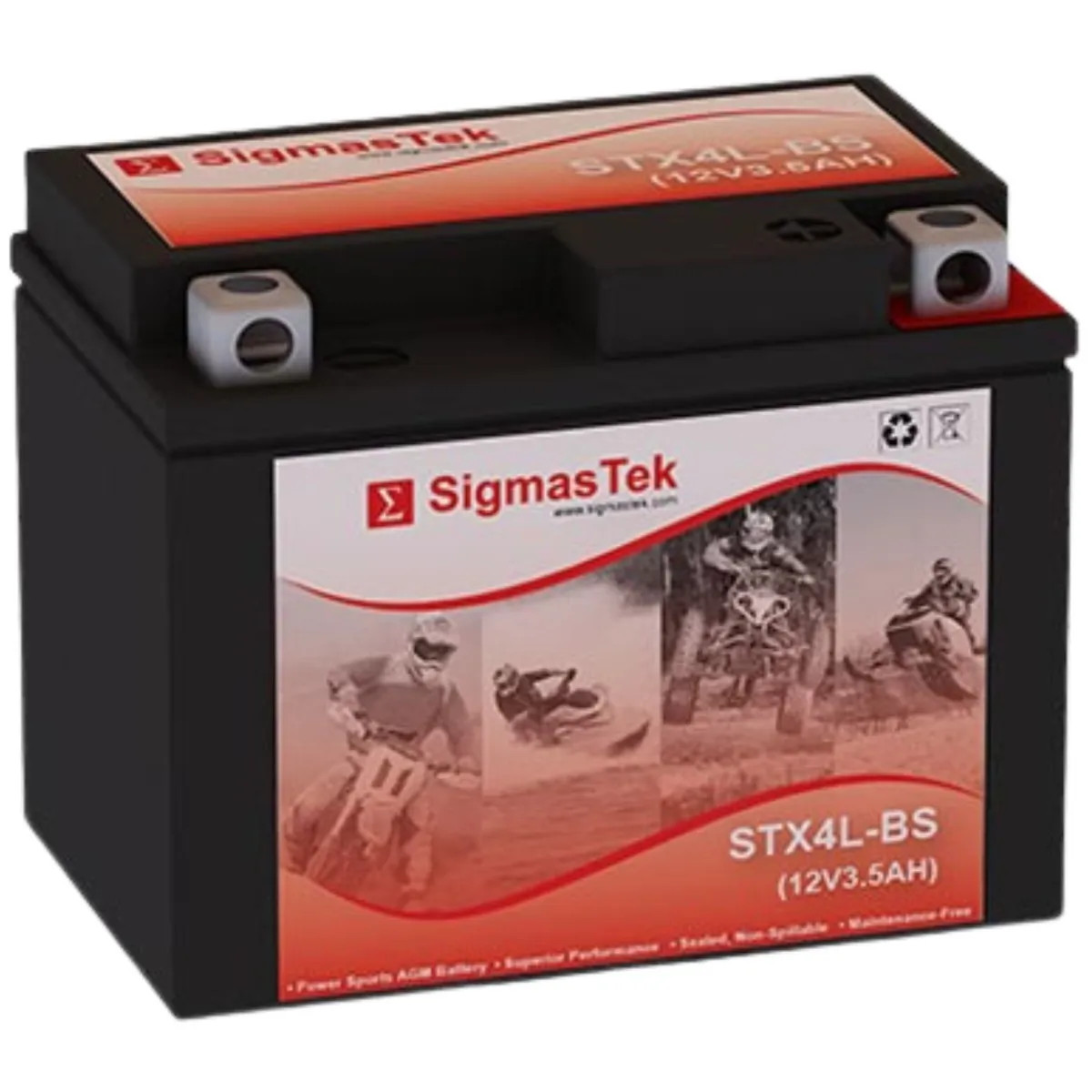 12V SigmasTek Battery Compatible w/ TaoTao Cheetah TForce ATA Series 110cc ATV