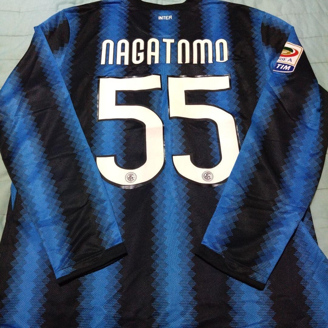 Nagatomo 55 INTER MILAN 2010 2011 Clun World Cup Football Jersey Size XL