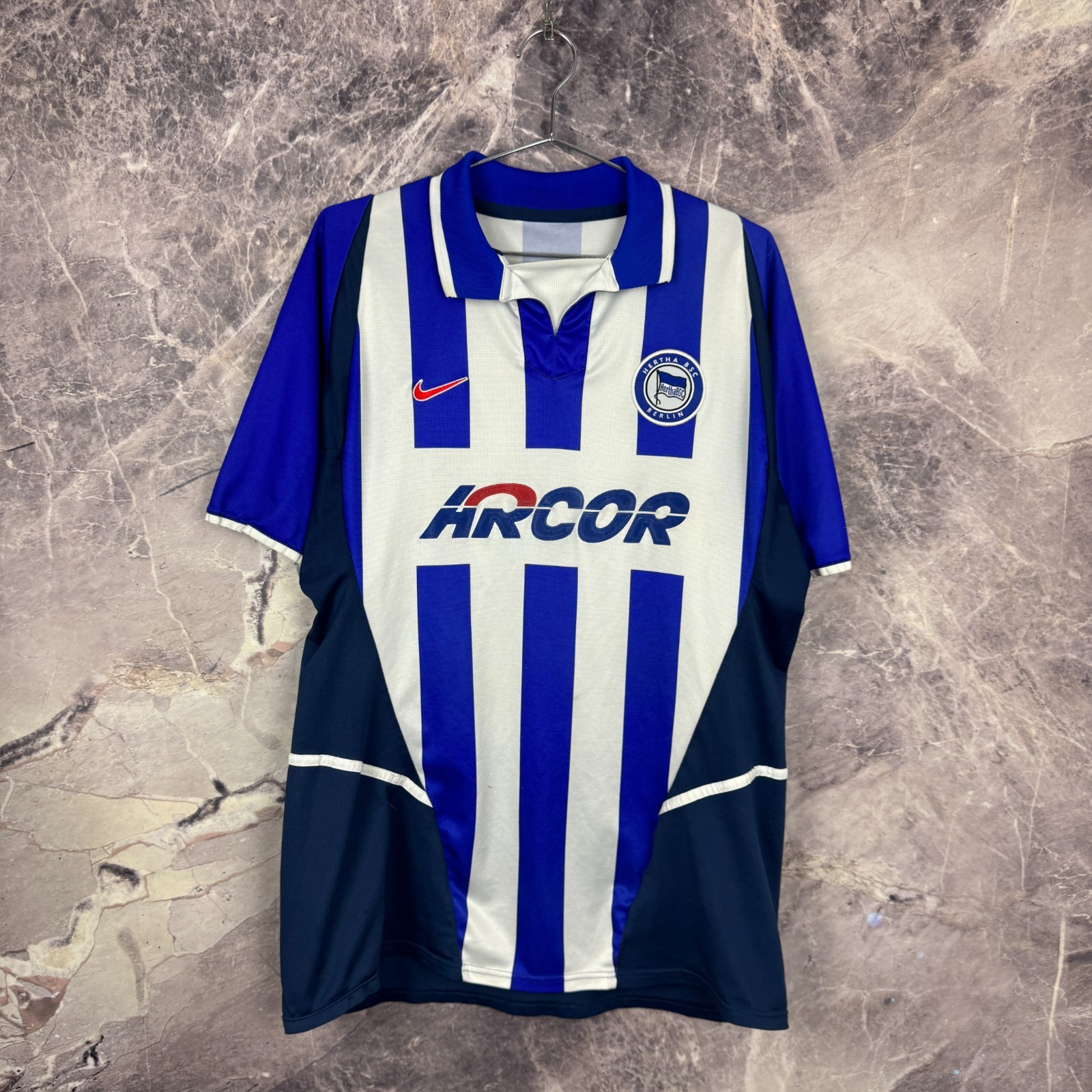 Vintage Hertha BSC Berlin Nike Football Soccer Jersey Arcor