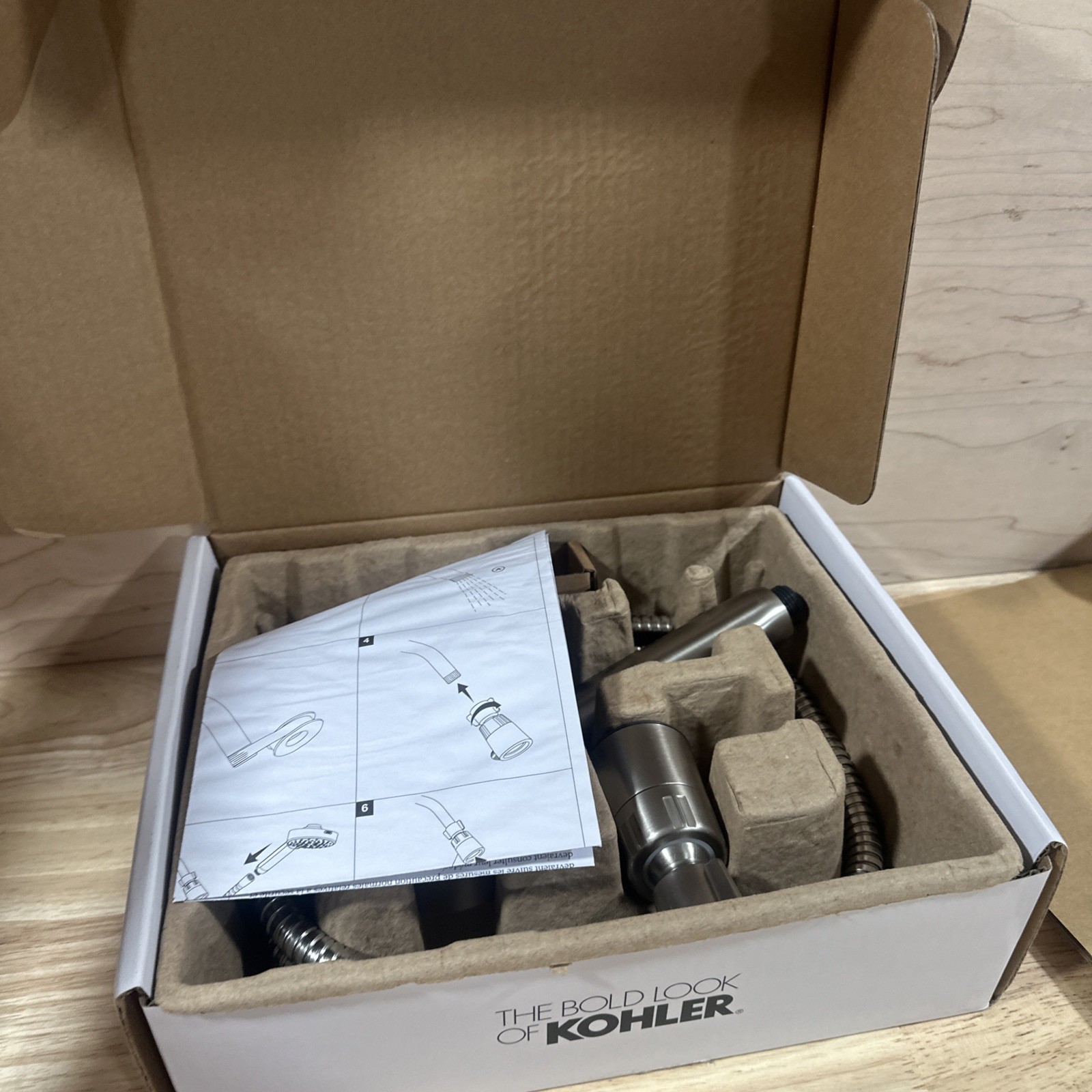 Kohler Assert Multifunction Handshower – Brushed Nickel Finish R38755-G-BN