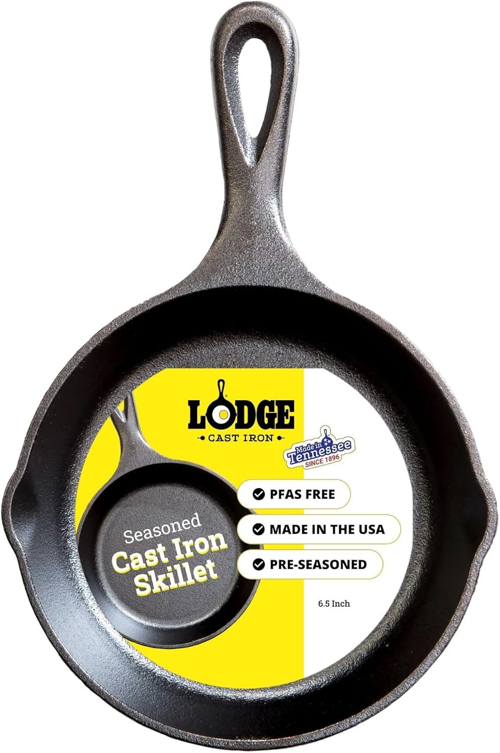 Lodge Seasoned Cast Iron Skillet 6.5 Inches Lodge Seasoned Cast Iron Skillet 6.5 Inches