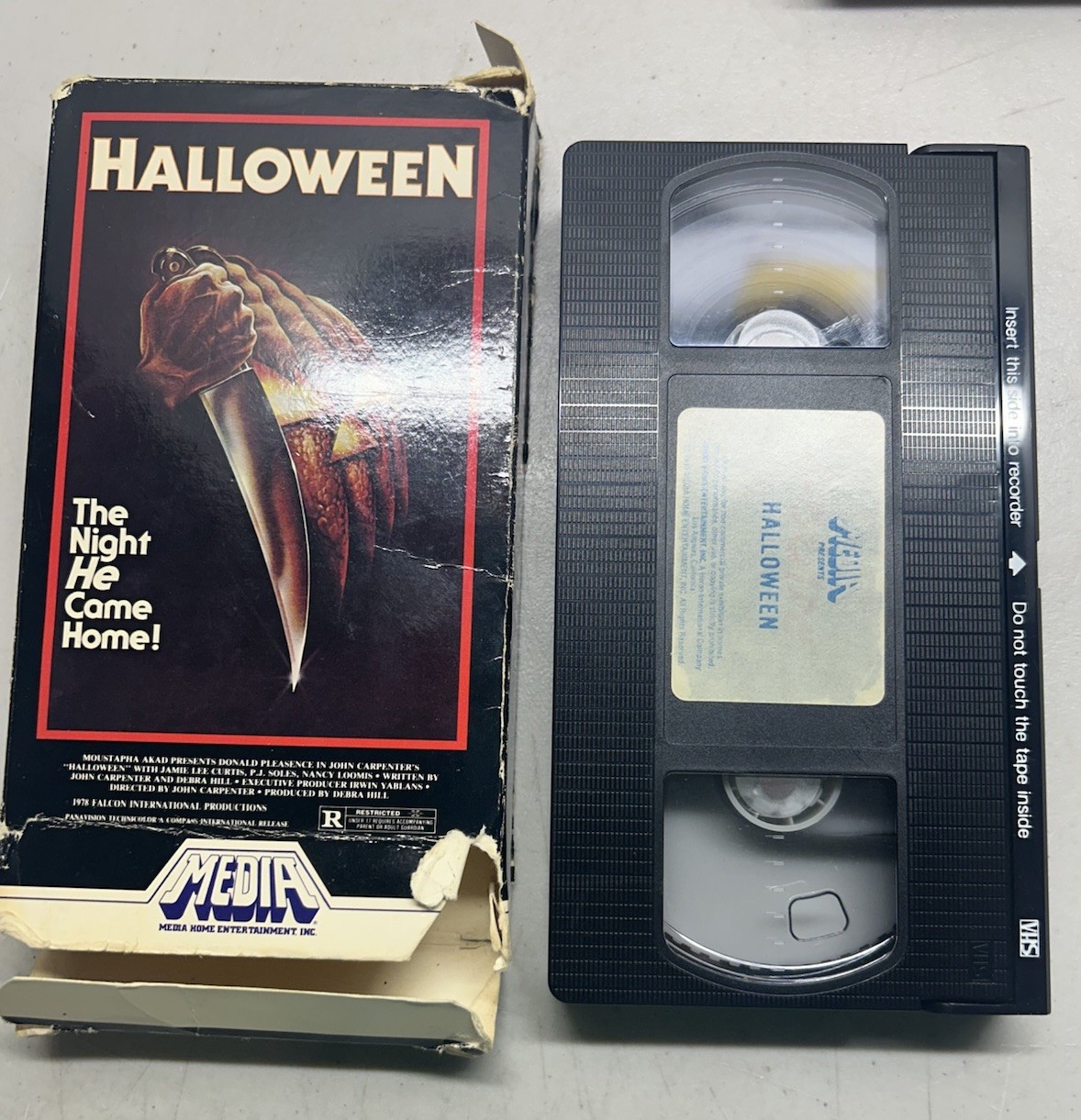 HALLOWEEN VHS - SUPER RARE 1981 Media Home Entertainment Copy -