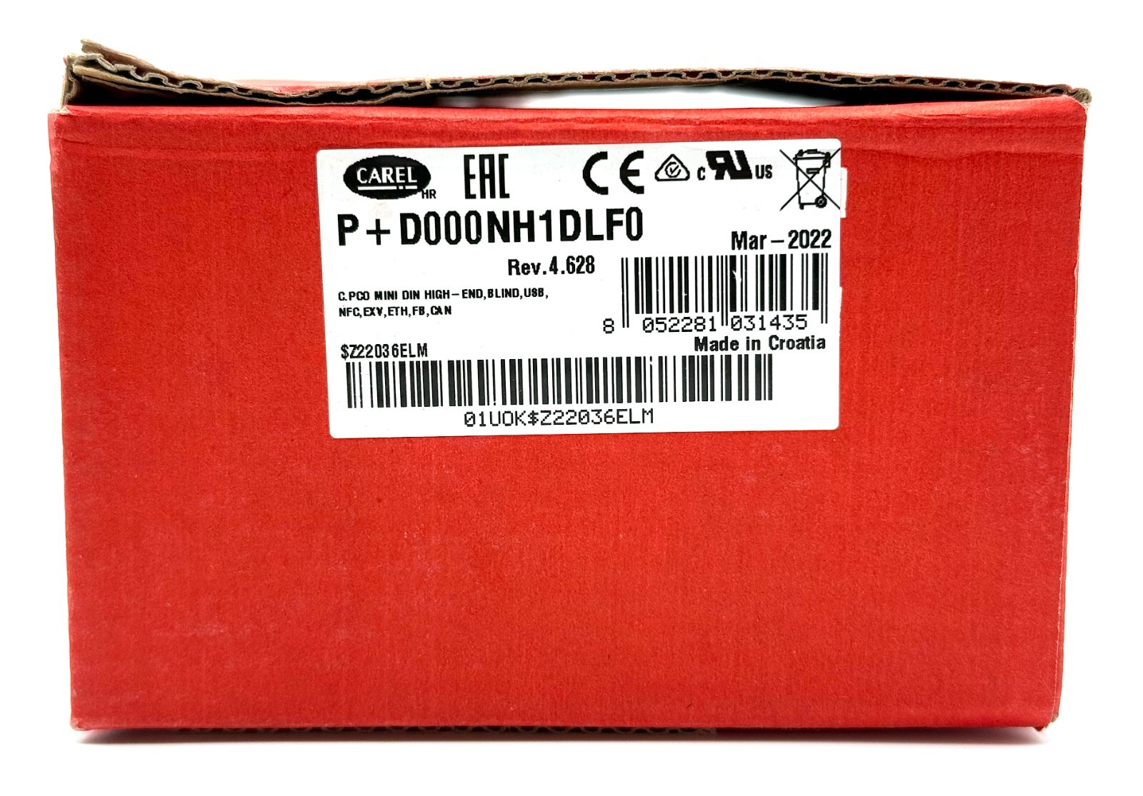 CAREL c.pCO MINI P+D000NH1DLF0 15v1b4mr410aac Programmable HVAC Controller USB CAREL c.pCO MINI P+D000NH1DLF0 15v1b4mr410aac Programmable HVAC Controller USB