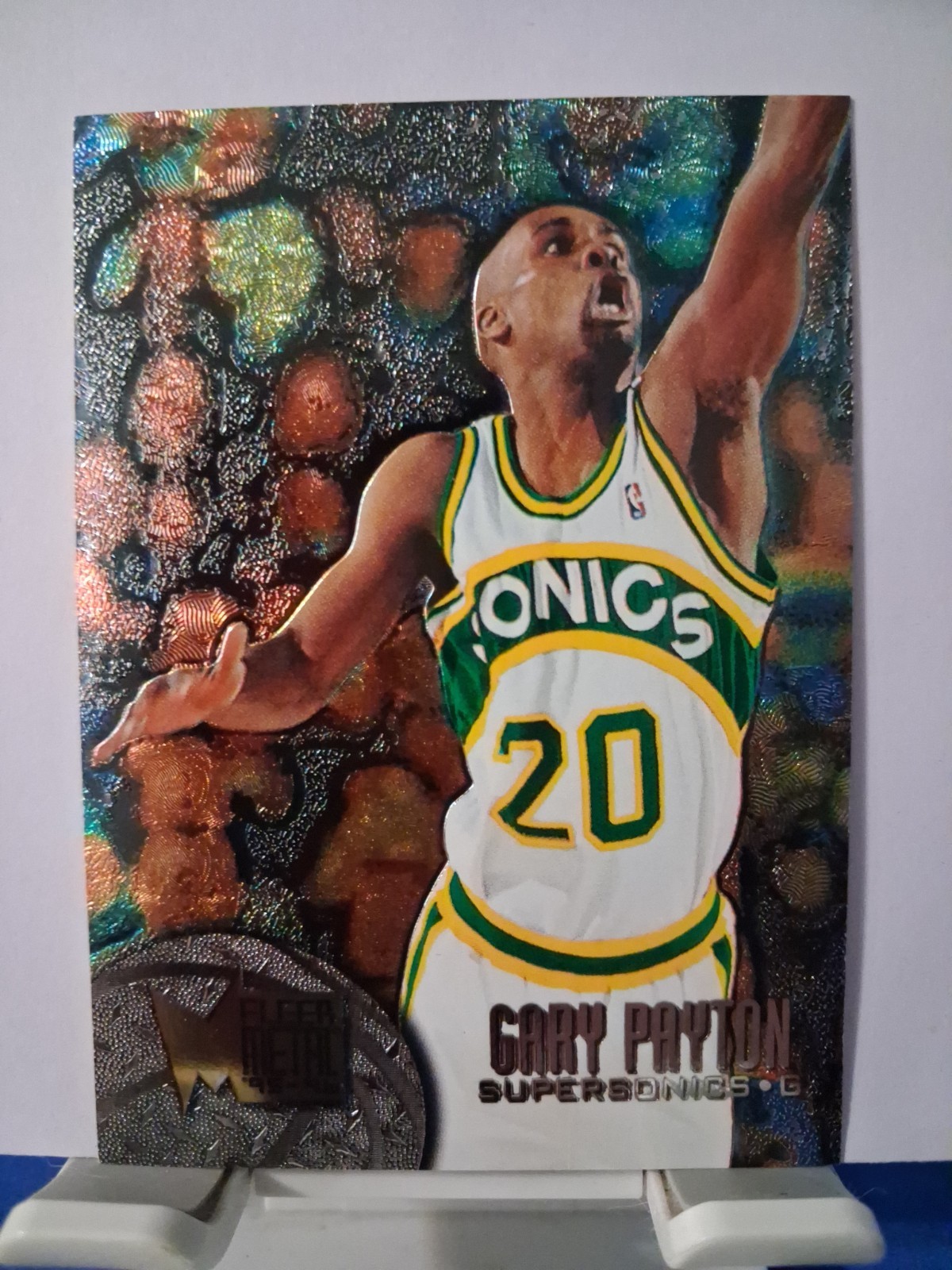 1995-96 Fleer Metal Gary Payton #103 1995-96 Fleer Metal Gary Payton #103