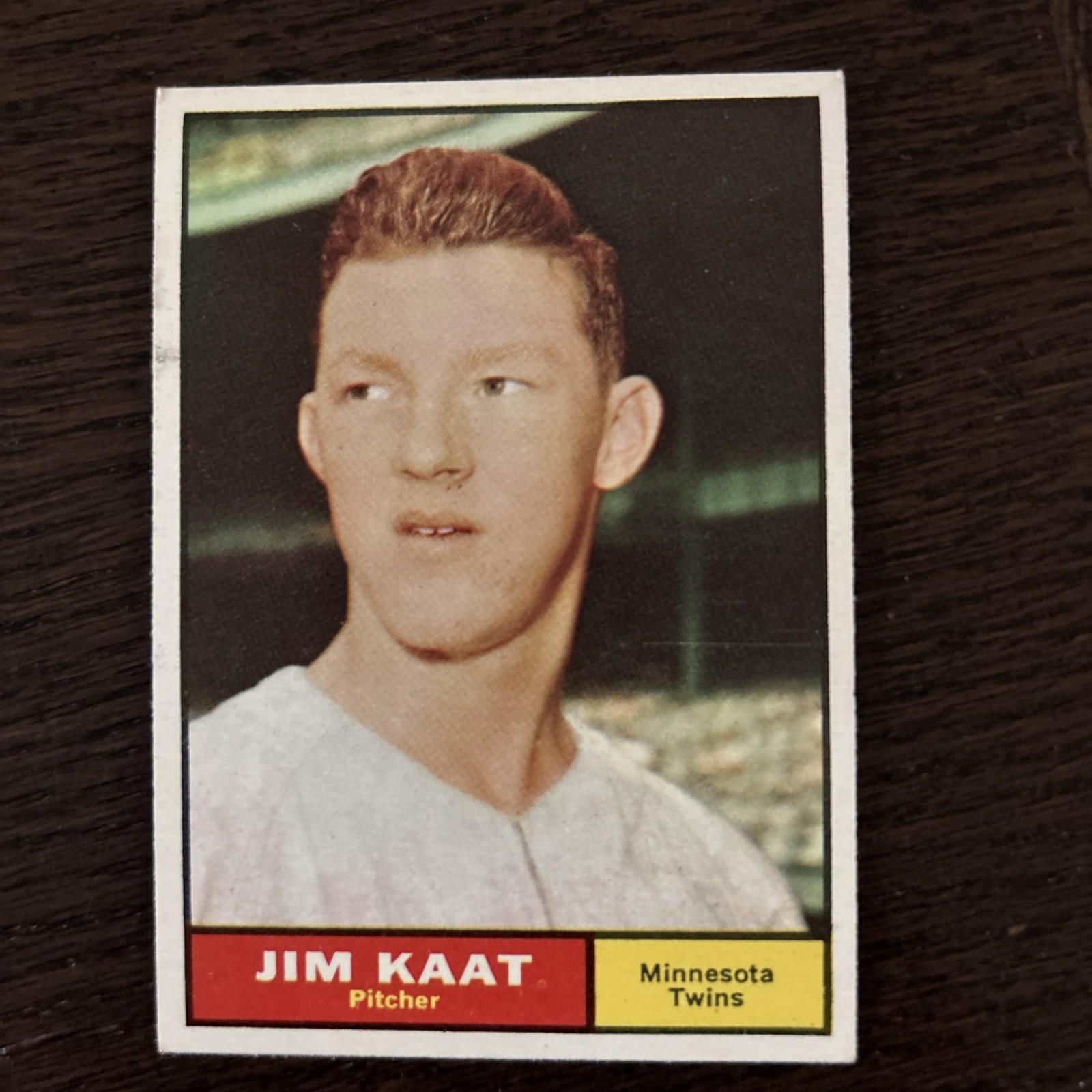 1961 Topps Baseball Jim Kaat #63 Minnesota Twins Hall of Fame EX-NM