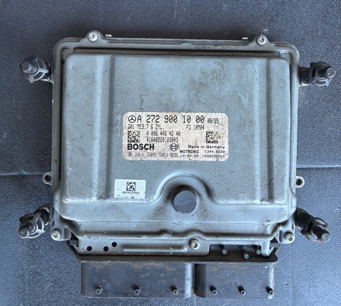 2007 Thru 2011 Mercedes ML350 ECU PCM ECM Engine Control Module A2729001000 OEM 2007 Thru 2011 Mercedes ML350 ECU PCM ECM Engine Control Module A2729001000 OEM