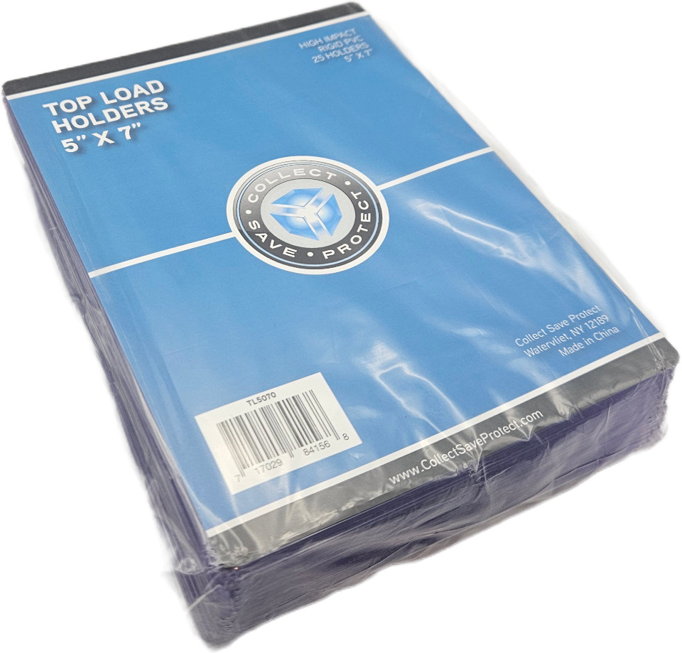 (25-Pack) CSP 5x7 Toploaders 5\
