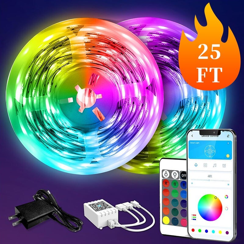 LED Strip Lights, Smart Light with App Remote Control, RGB LED Lights for room LED Strip Lights, Smart Light with App Remote Control, RGB LED Lights for room