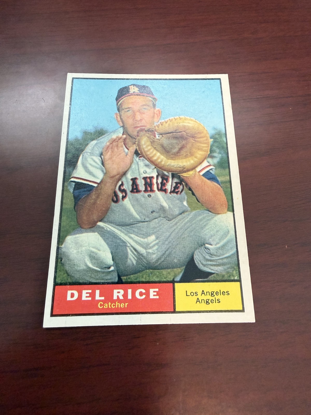 1961 Topps #448 Del Rice. NRMT 1961 Topps #448 Del Rice. NRMT