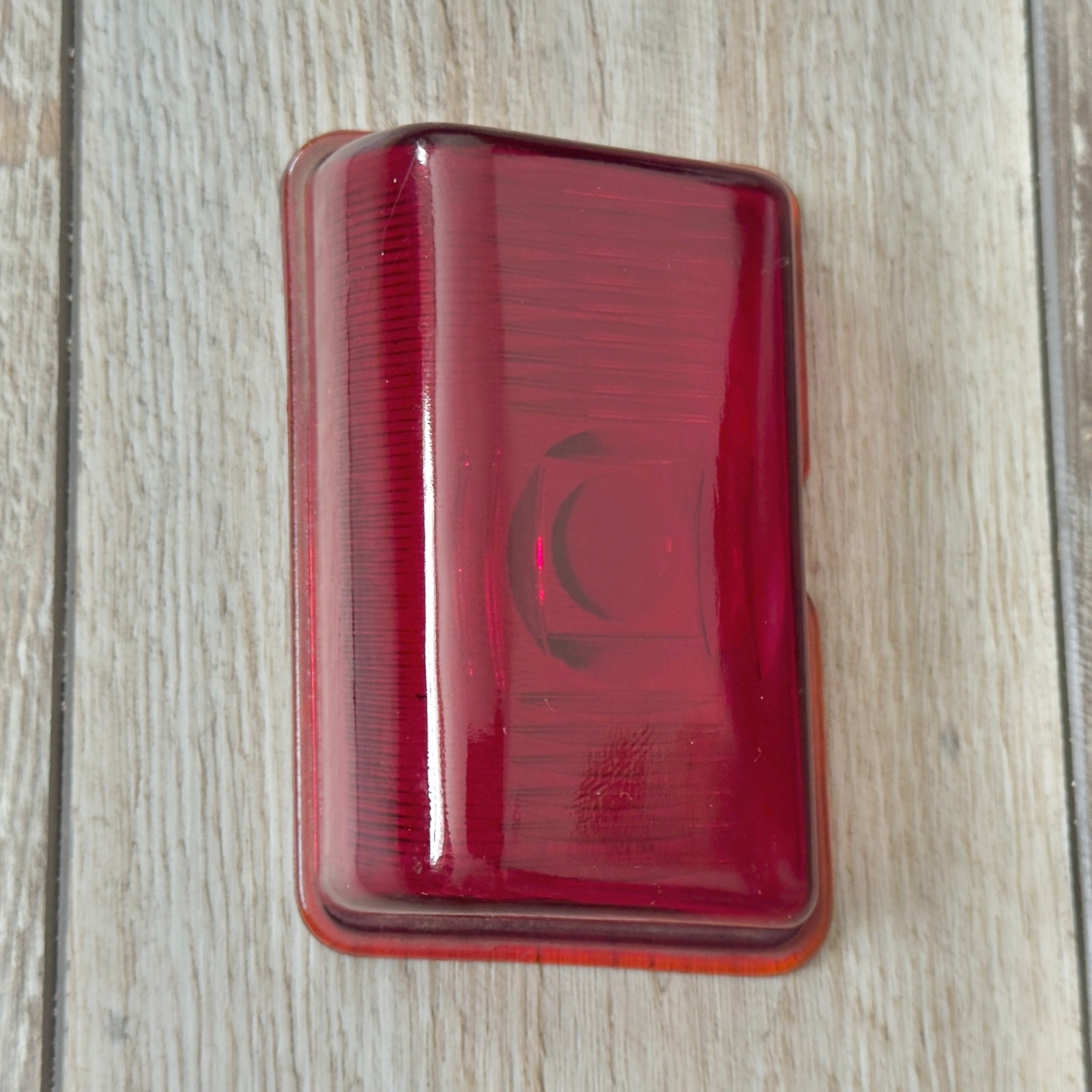 Vtg 1946 1947 1948 Dodge Coupe Car Red Glass Lynx Eye Tail Light Lens 1161530