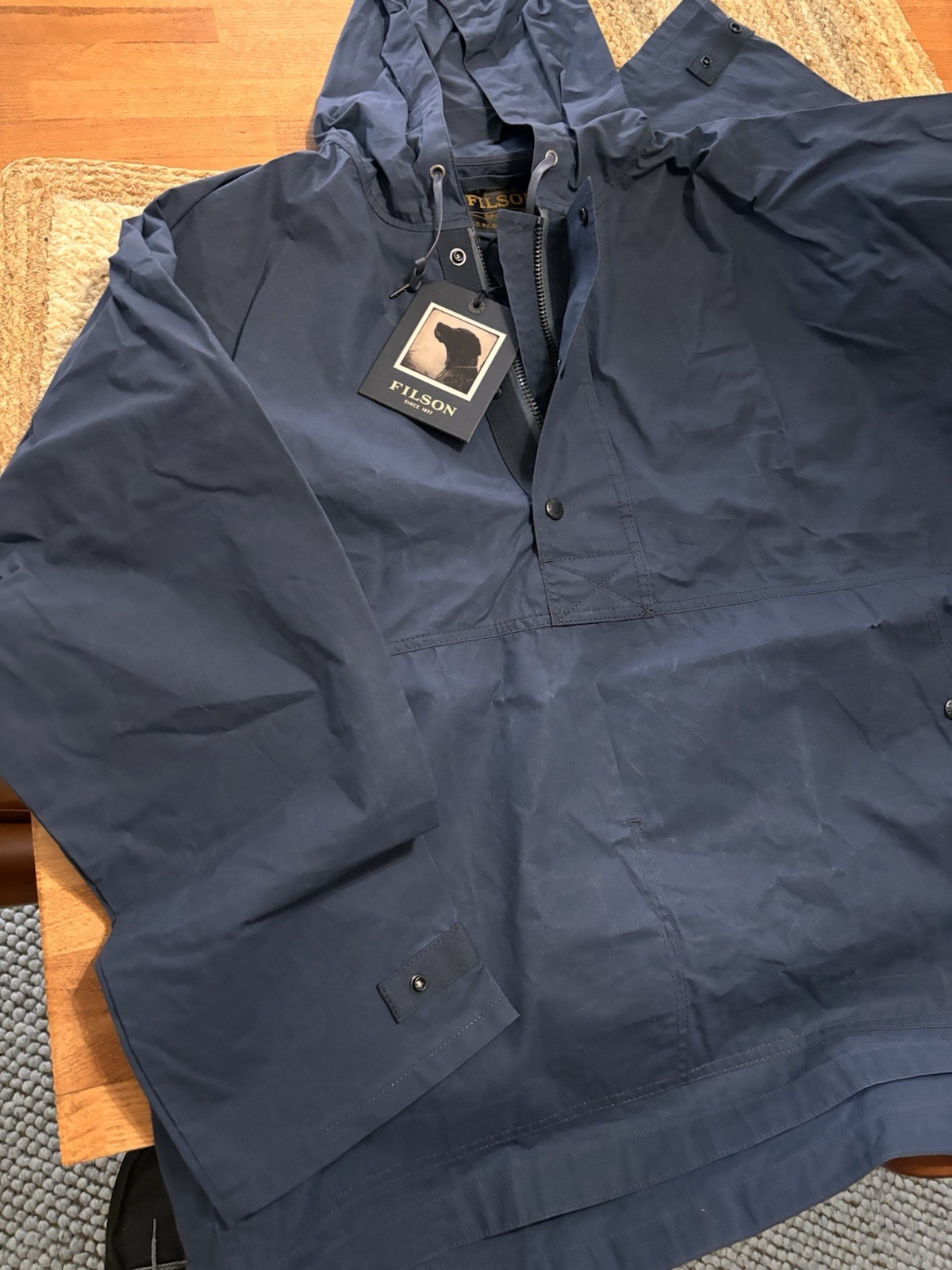 Filson Ranger Lightweight Anorak | Size Medium | Dark Navy | 20293580 | NWT $275