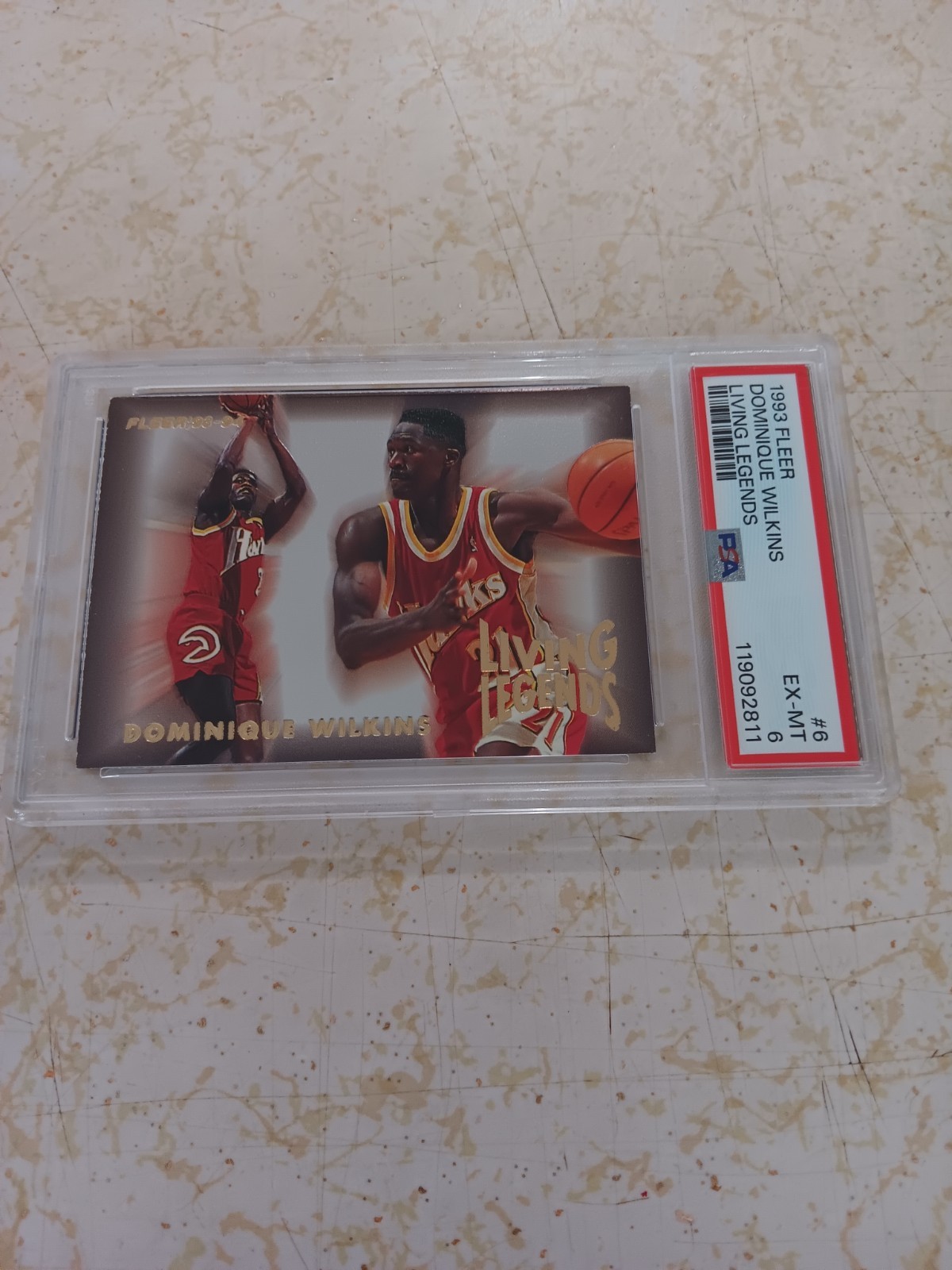 1993-94 Fleer Living Legends #6 Dominique Wilkins  PSA 6