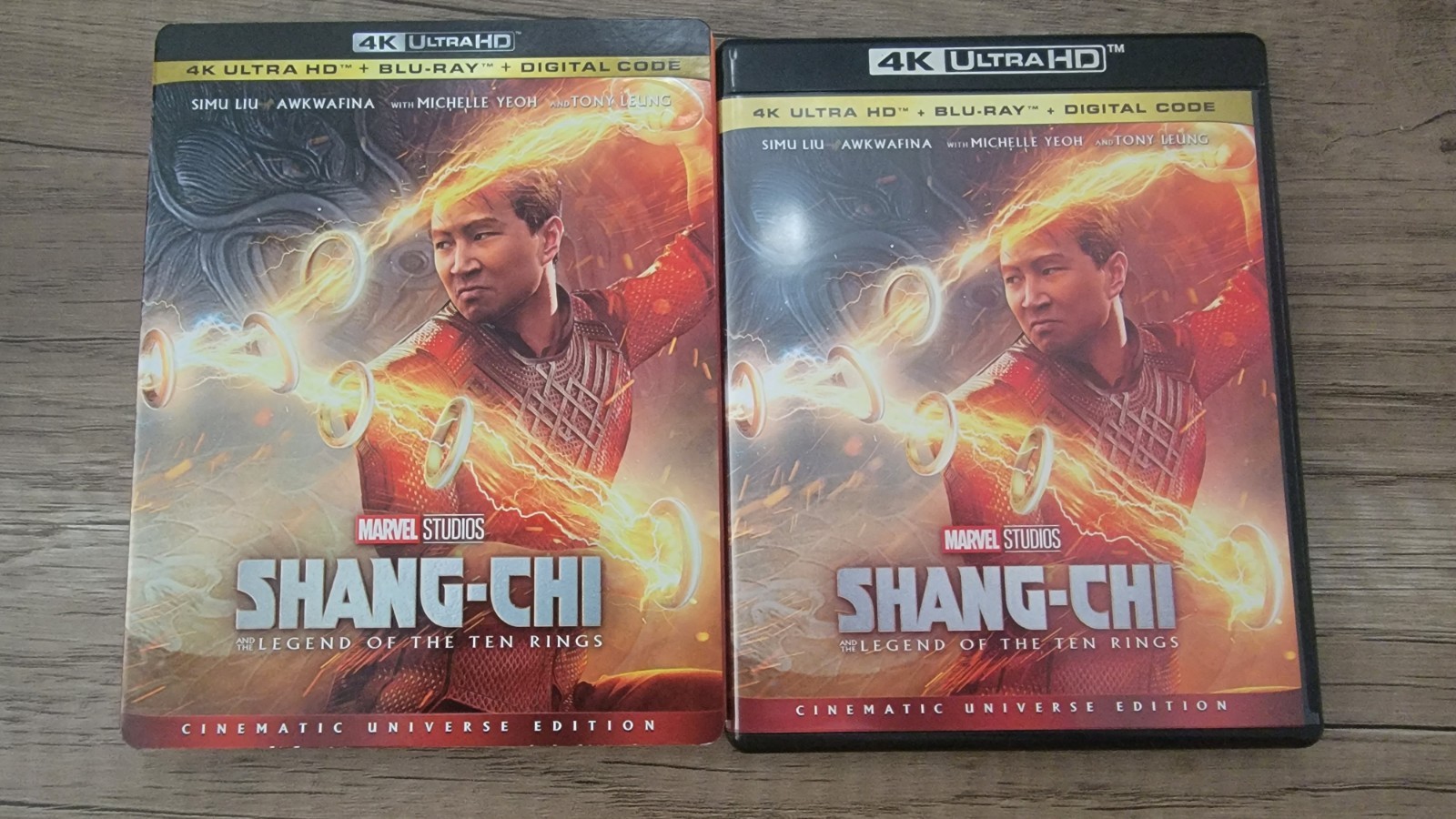 Shang-Chi and the Legendof the Ten Rings (4K/Blu-ray) With Slipcover (T) Shang-Chi and the Legendof the Ten Rings (4K/Blu-ray) With Slipcover (T)