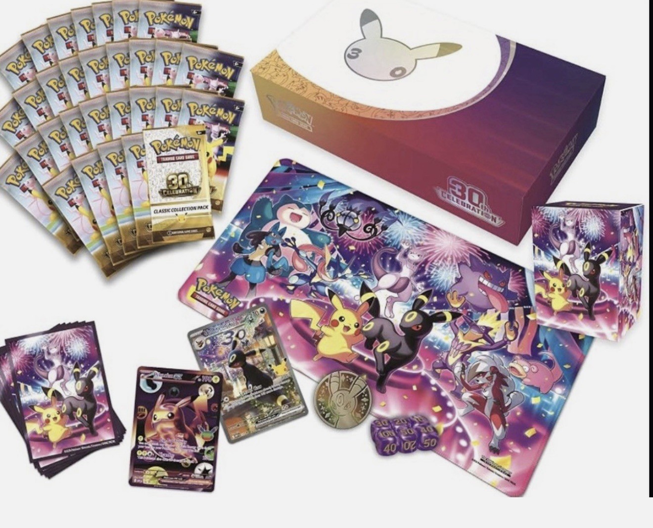 Pokémon: 30th Celebration UPC Image and surprise item-PRE ORDER- NIGHT 12/06 Pokémon: 30th Celebration UPC Image and surprise item-PRE ORDER- NIGHT 12/06