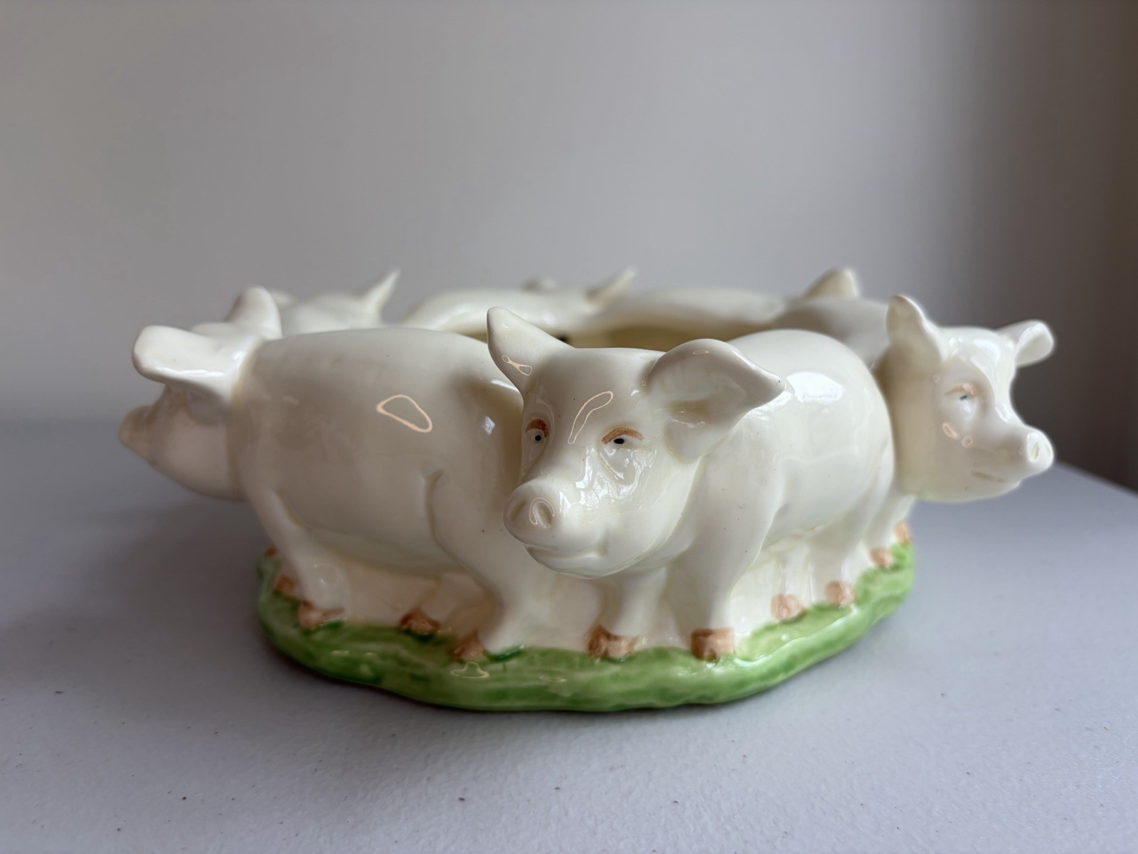 VTG Vandor Imports San Francisco 1979 Pigs Center Piece Planter Fun Retro Decor VTG Vandor Imports San Francisco 1979 Pigs Center Piece Planter Fun Retro Decor
