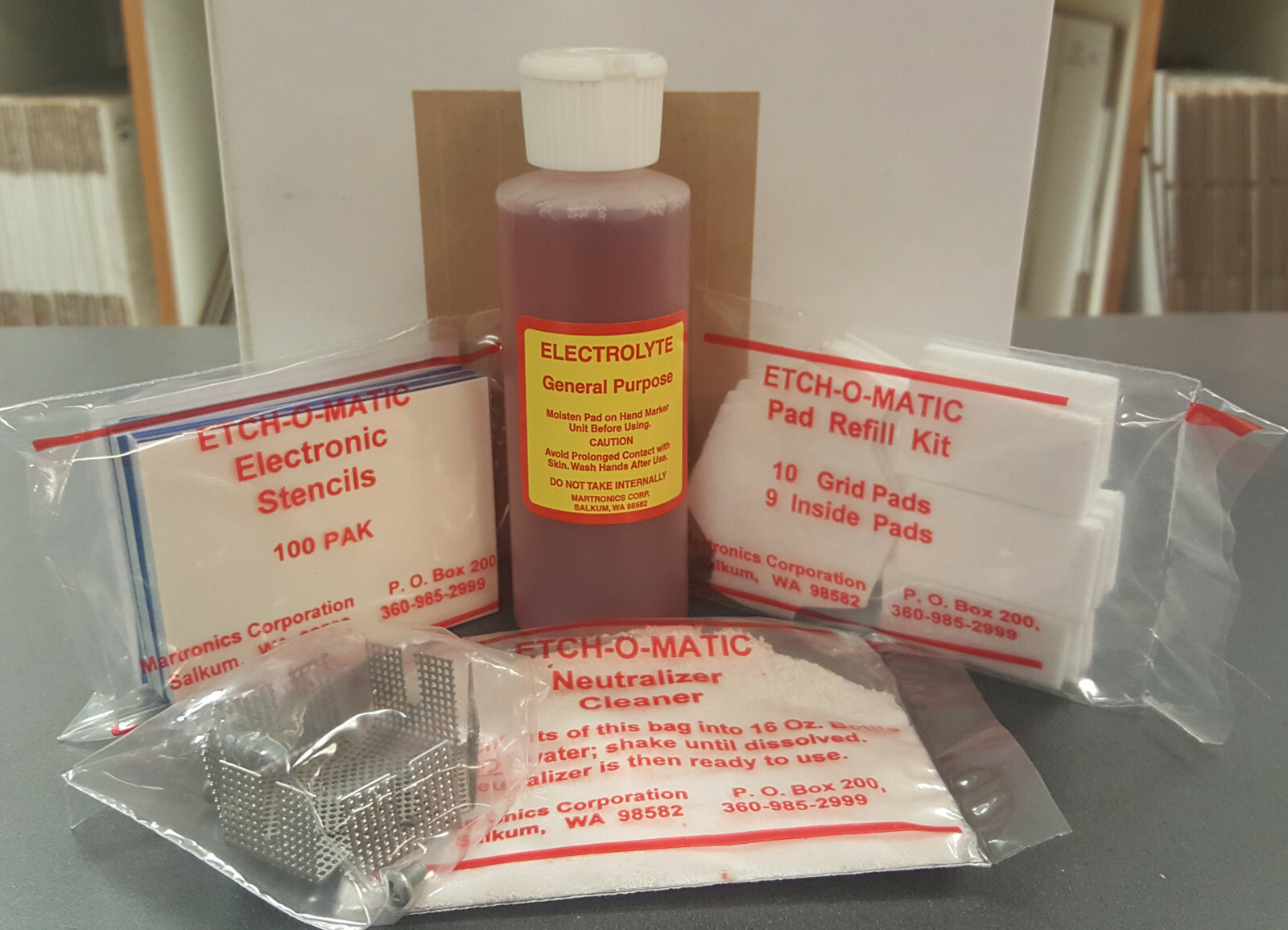 Etch-O-Matic Refill Supply Kit Bundle Etch-O-Matic Refill Supply Kit Bundle