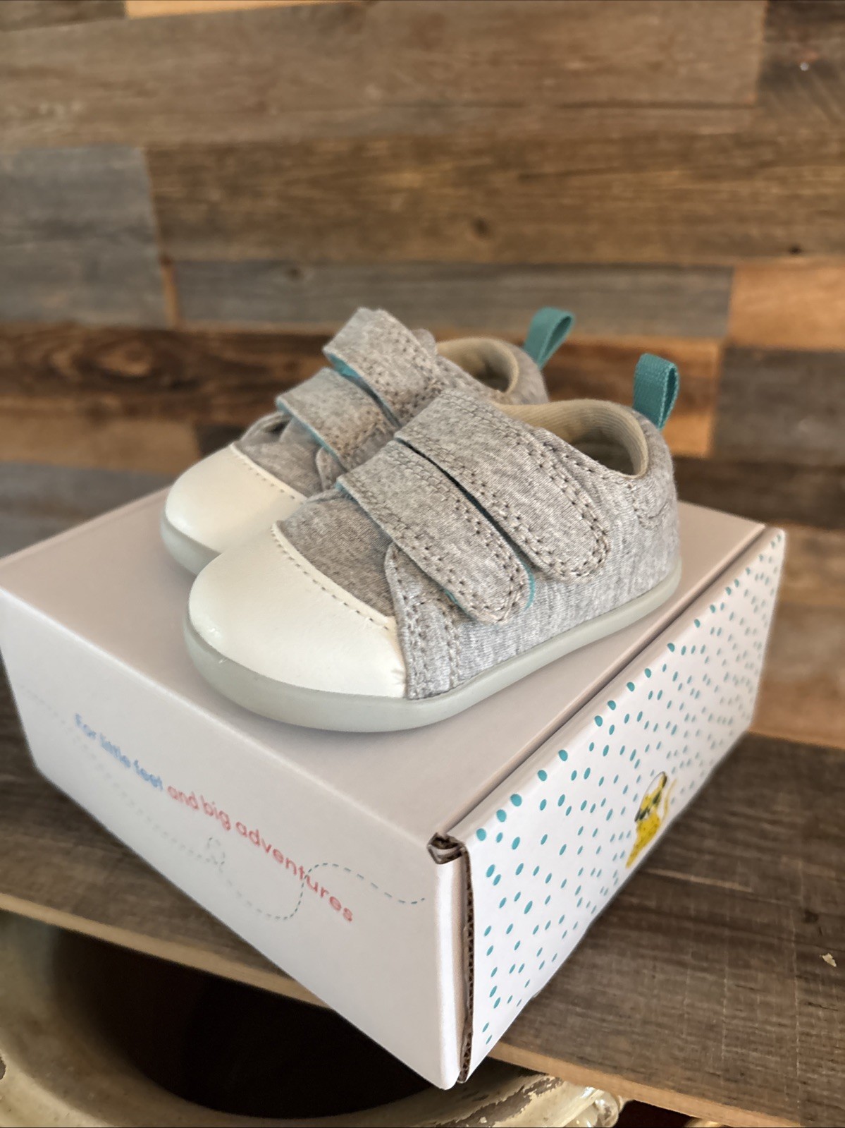 Ten Little Everyday Original Toddler Shoes Size 3 Gray Sneakers NEW in Box Ten Little Everyday Original Toddler Shoes Size 3 Gray Sneakers NEW in Box