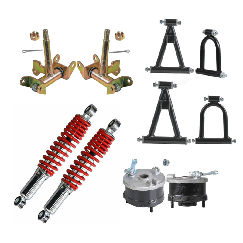 270mm Front Suspension Shock Upper Lower Swing Arm Assembly ATV Quad Go Kart