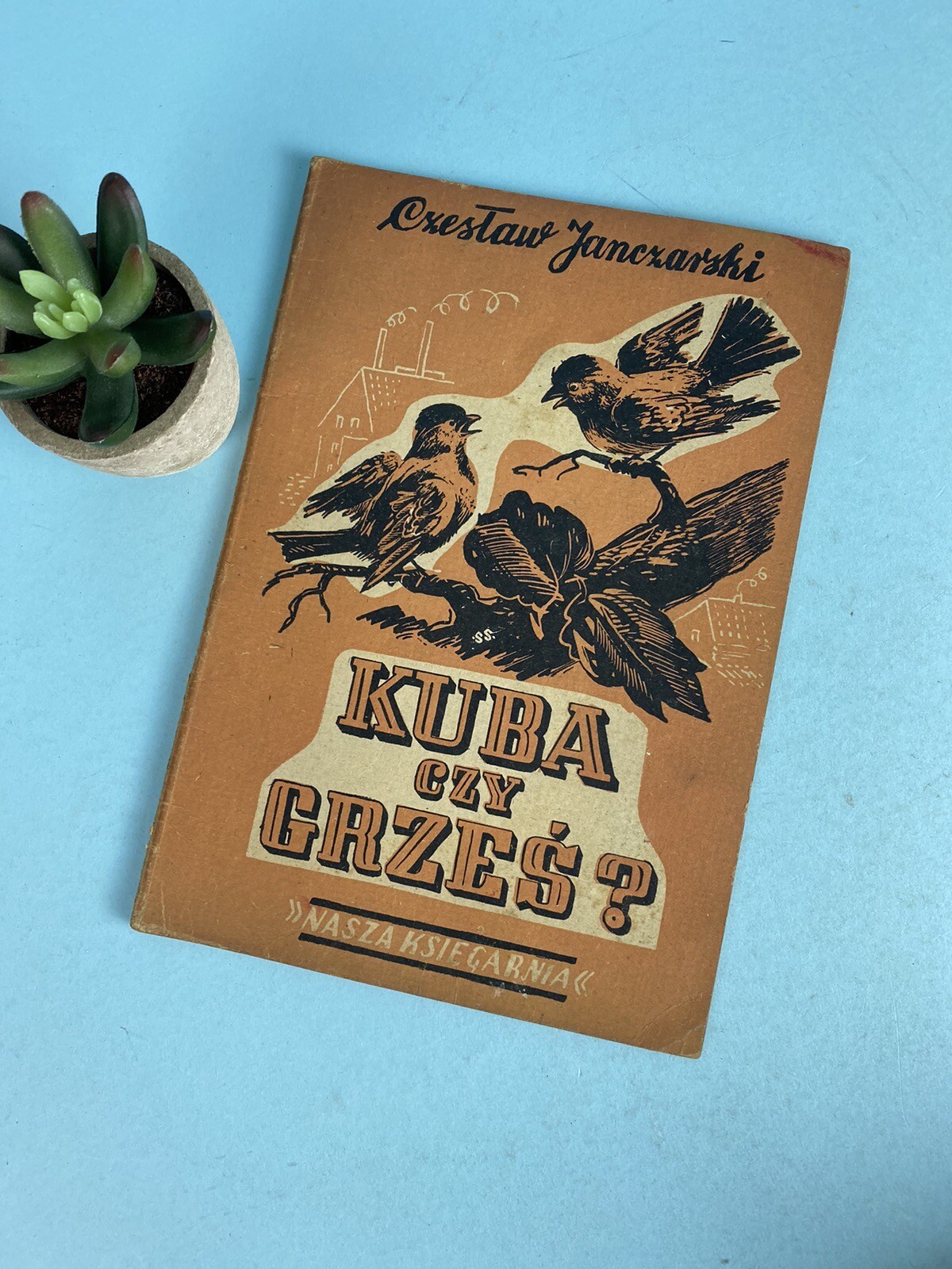 Antique Polish Children's Book Kuba czy Grzes? 1949 Antique Polish Children's Book Kuba czy Grzes? 1949