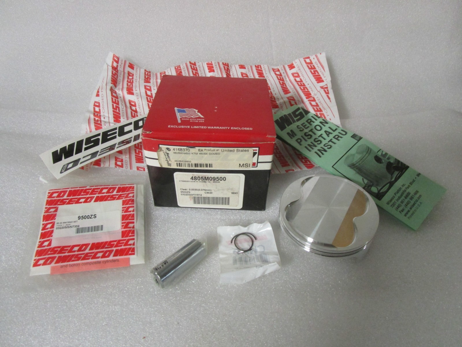 03-06 KTM 450SX  Wiseco Piston Assembly