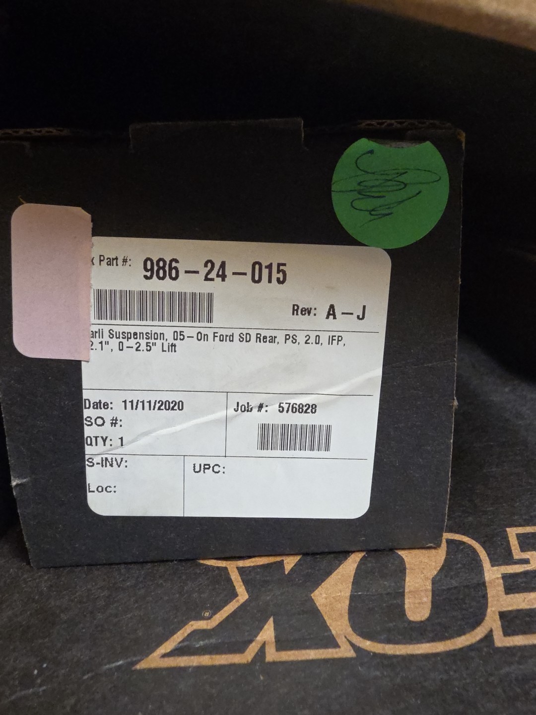 986-24-015 Fox Rear Shocks 0-2.5 lift F250/F350 Pair of 2 986-24-015 Fox Rear Shocks 0-2.5 lift F250/F350 Pair of 2
