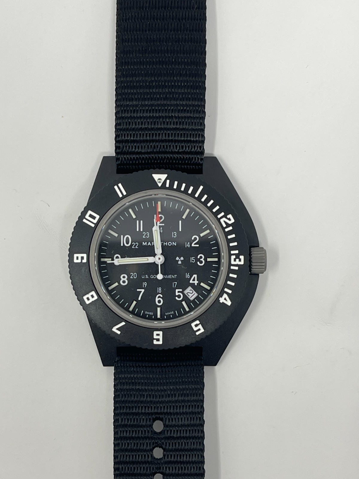 Marathon Pilot Navigator Watch US Government Date Quartz MIL-PRF-46374G WW194013