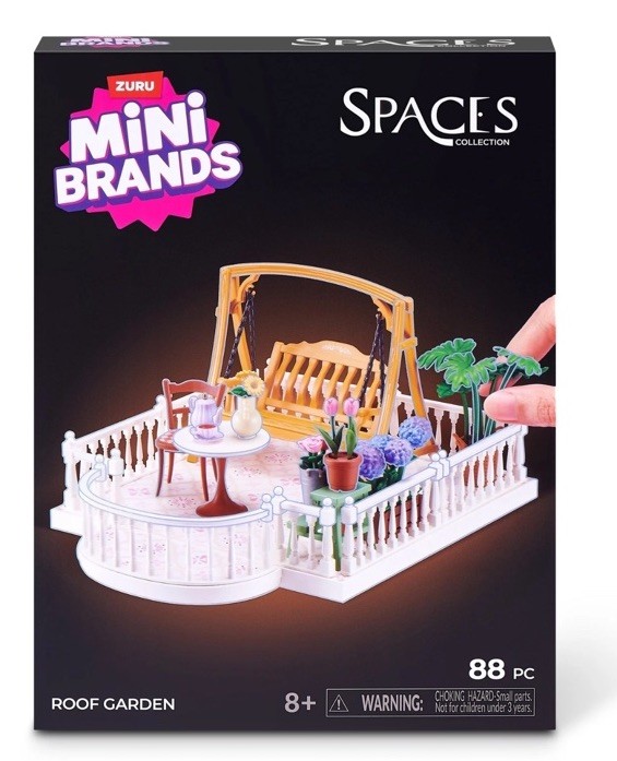 Mini Brands Mini Spaces Garden by ZURU - Build a Customizable Miniature Garden