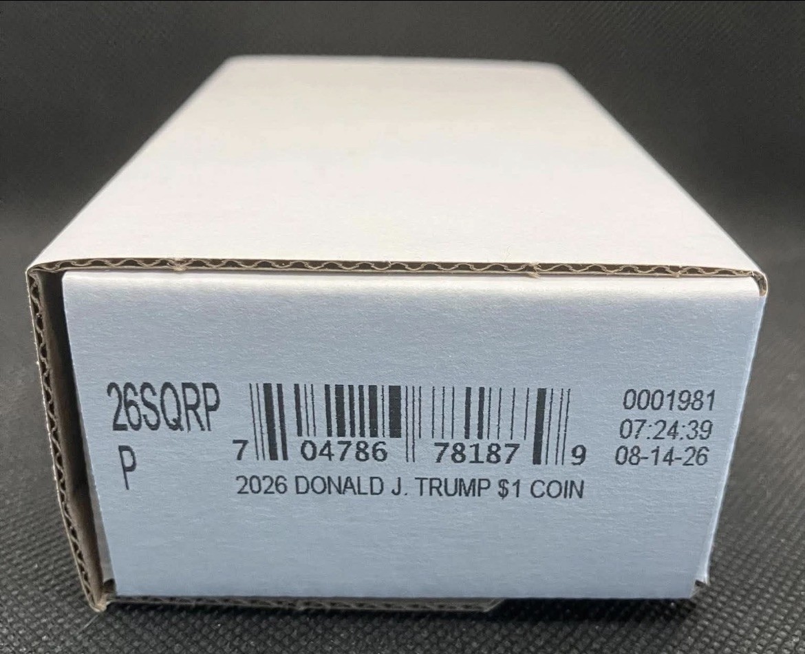 2026-P  President Donald J. Trump Semiquincentennial $1 Coin Roll IN HAND 