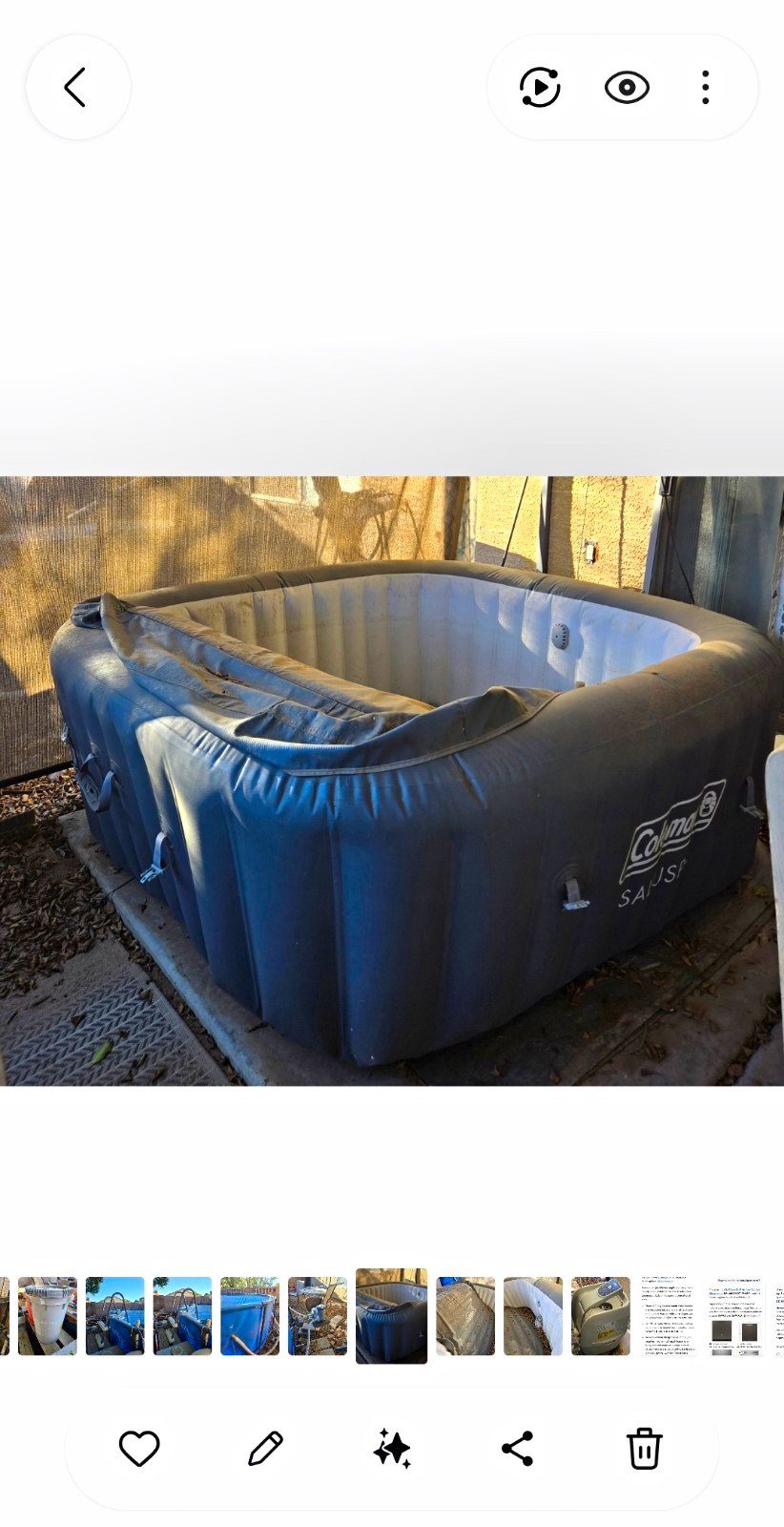 Bestway Coleman SaluSpa Inflatable Hot Tub - 15442-BW + 28502E