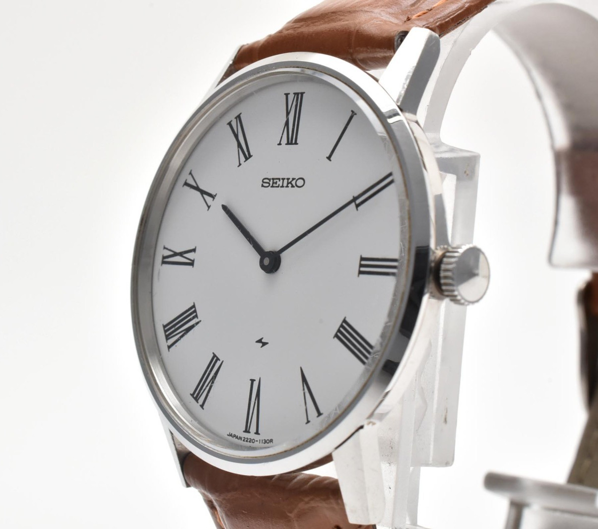 Vintage 1977 [EXC+5] SEIKO Chariot 2220-0430 Manual Wind Mens Watch JAPAN