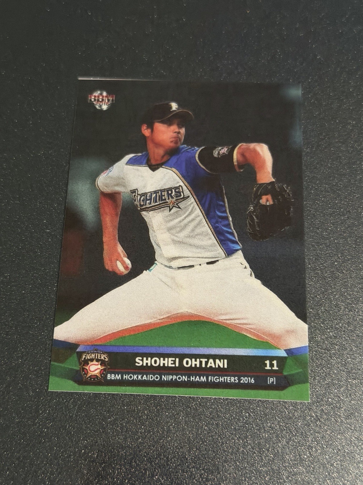2016 BBM Shohei Ohtani RC Hokkaido Nippon-Ham Fighters Rookie Card #F02 2016 BBM Shohei Ohtani RC Hokkaido Nippon-Ham Fighters Rookie Card #F02