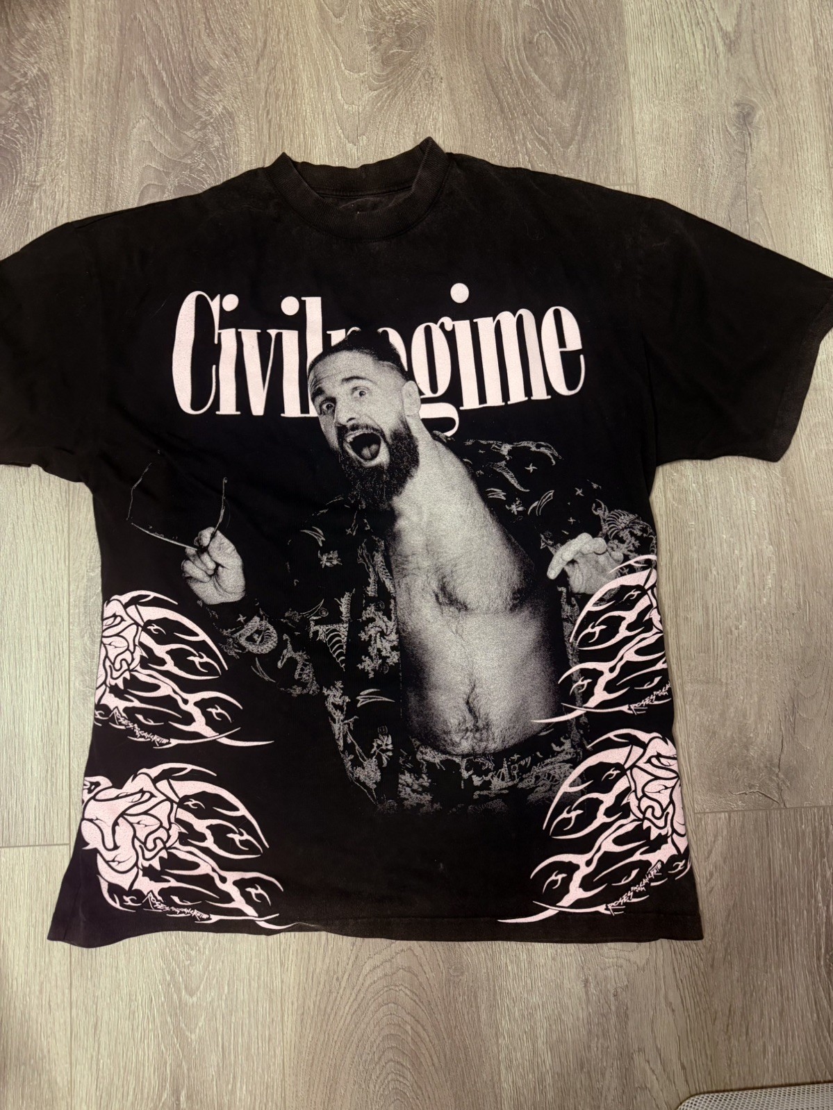Civil Regime x WWE Seth Rollins’ Regime Premium Tee Men’s Sz M NWT