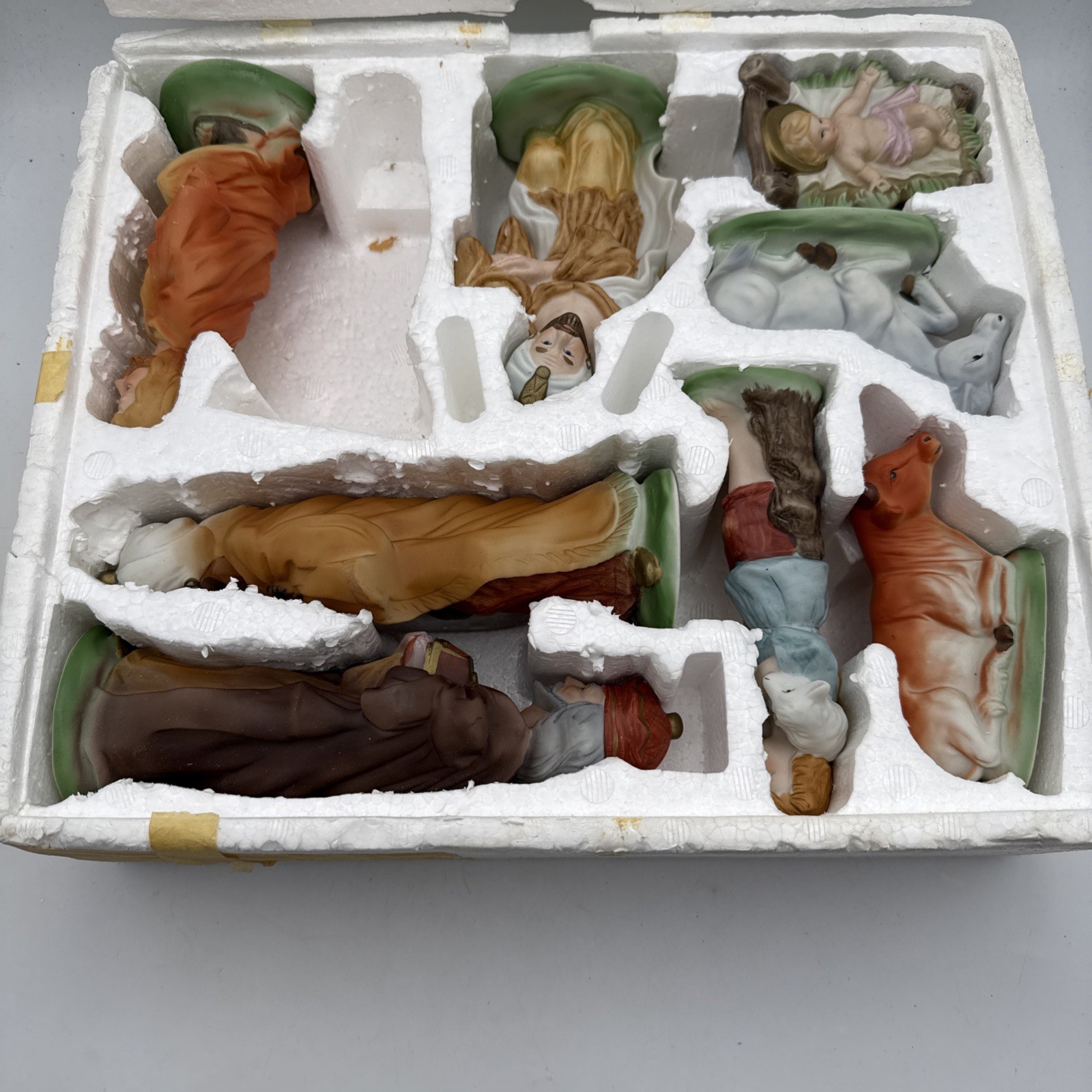 Vintage Brinns Nativity Set 8 Piece DAX-25.7 Vintage Brinns Nativity Set 8 Piece DAX-25.7